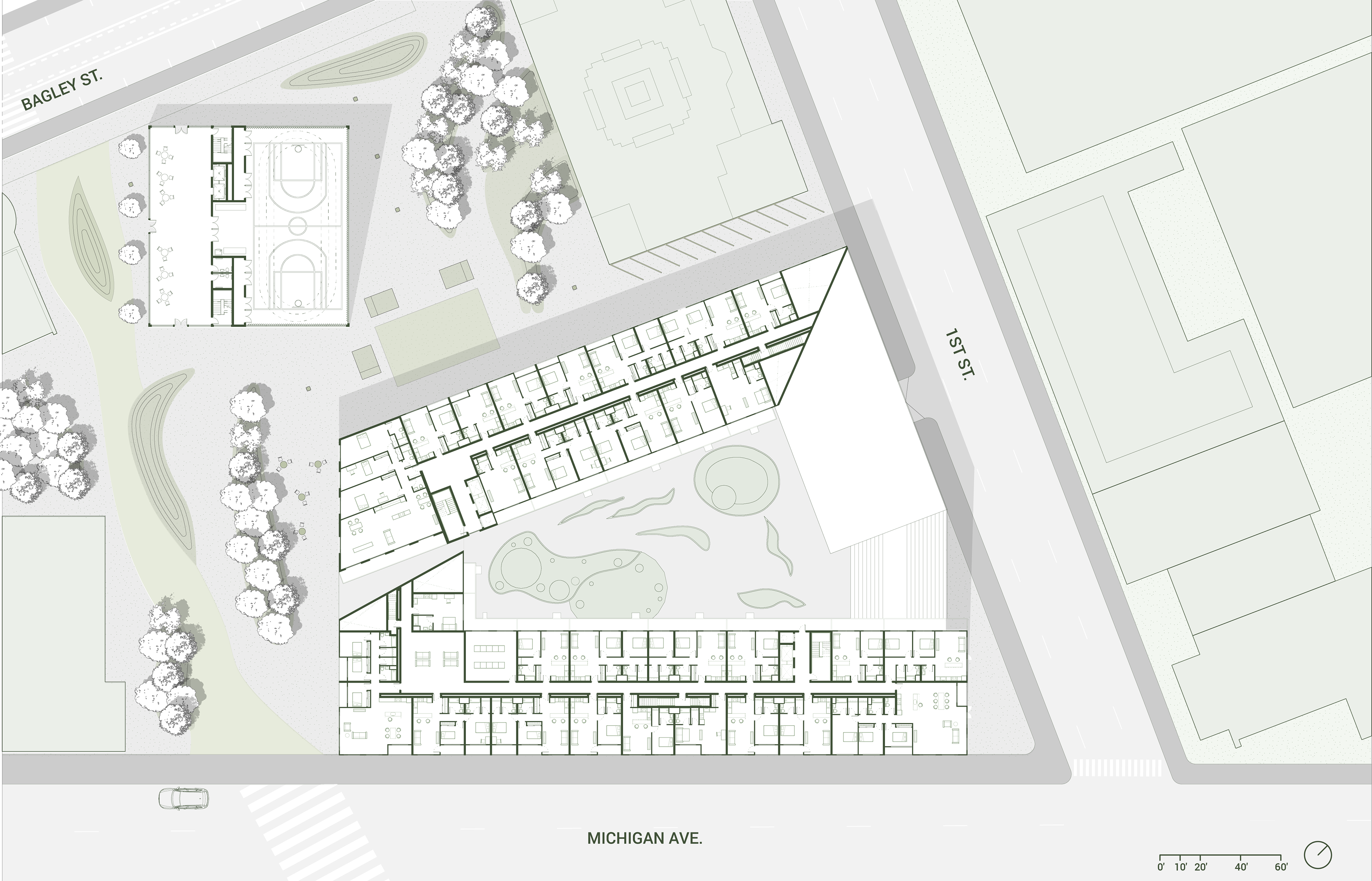 Typical upper floor plan.