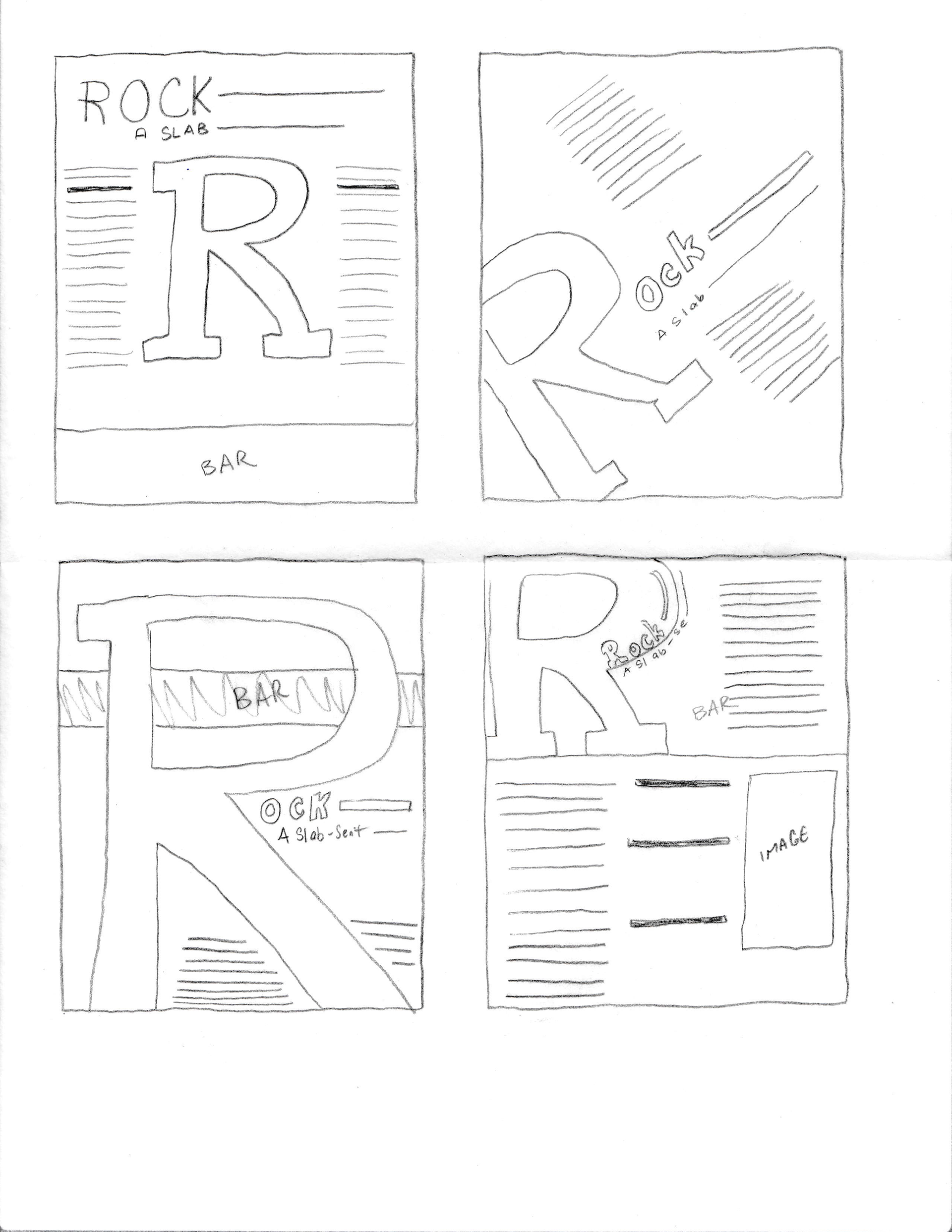 Process sketches.