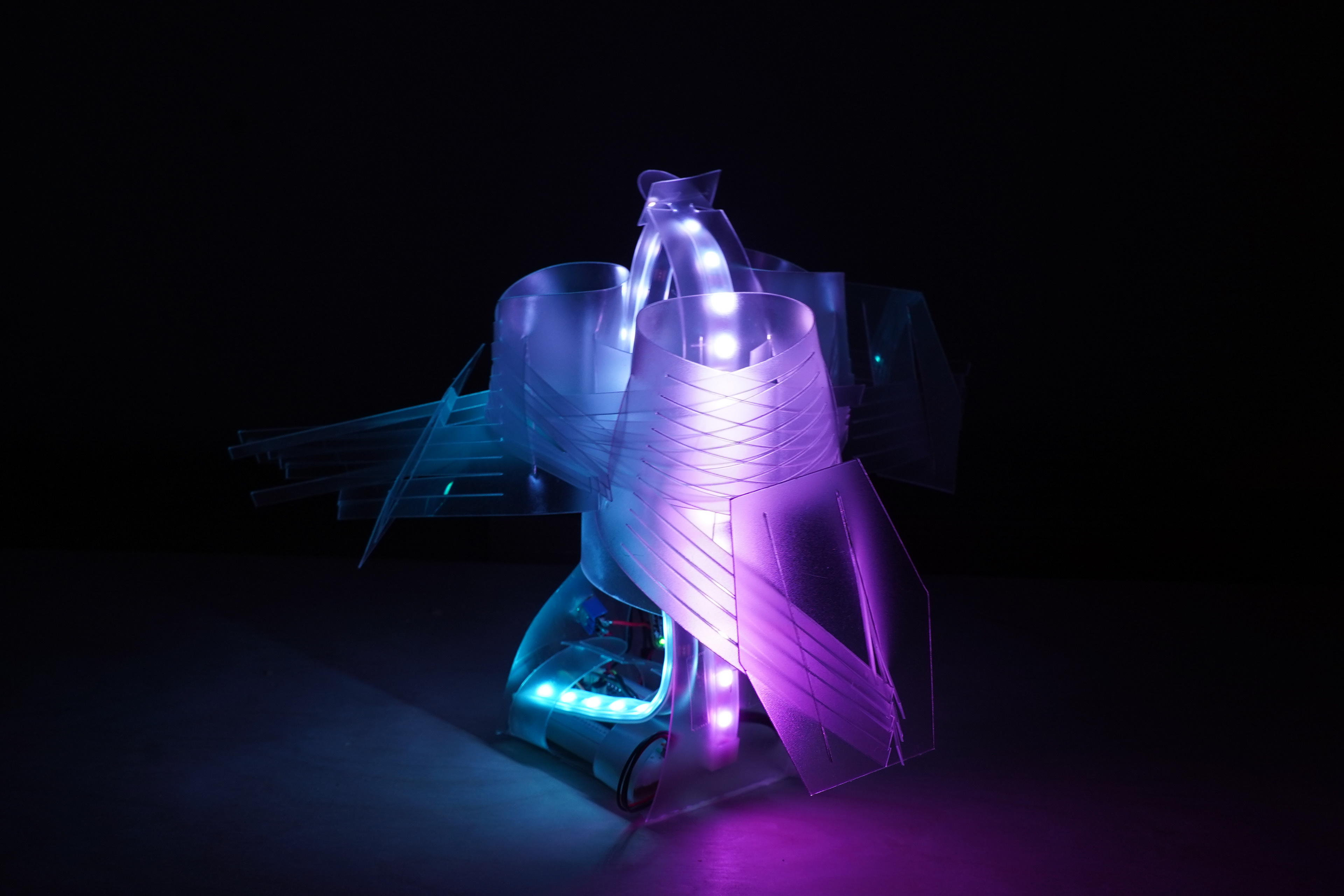 Image still showcasing the object's color and formal qualities.