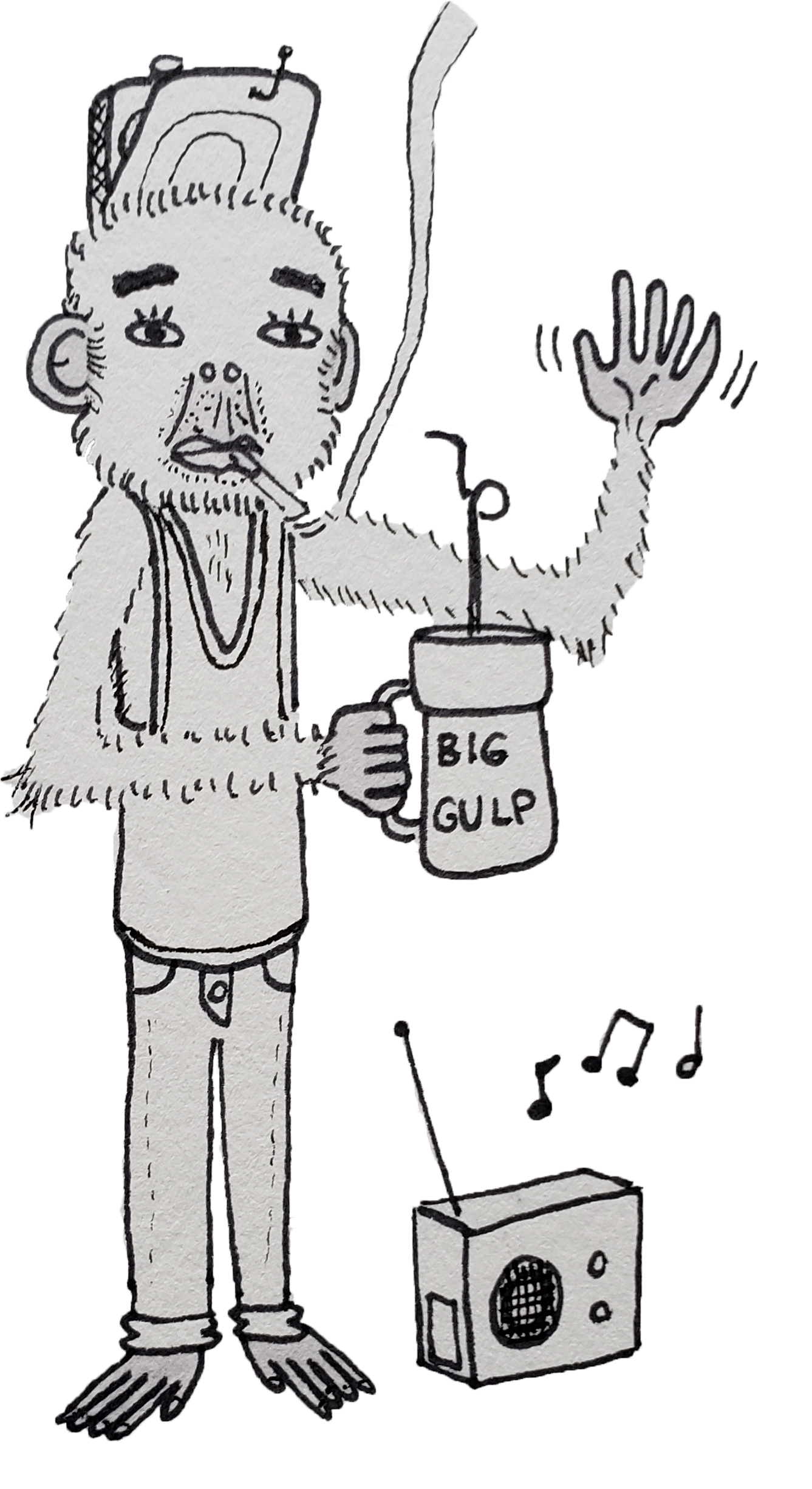Chill Monkey Character