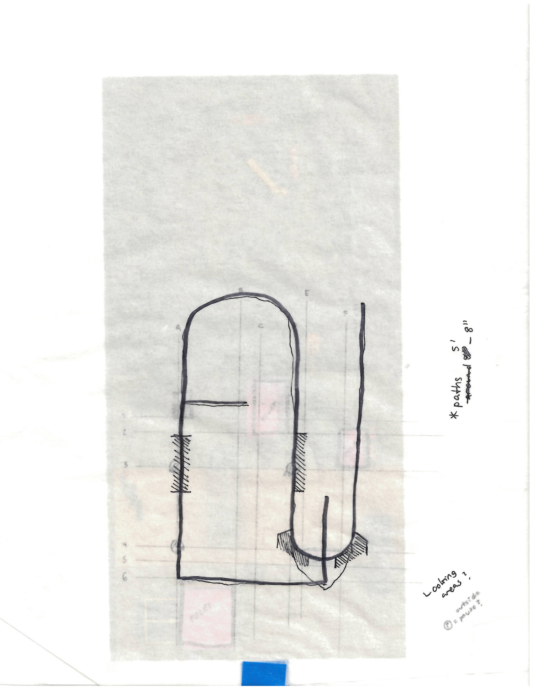 Preliminary sketch.