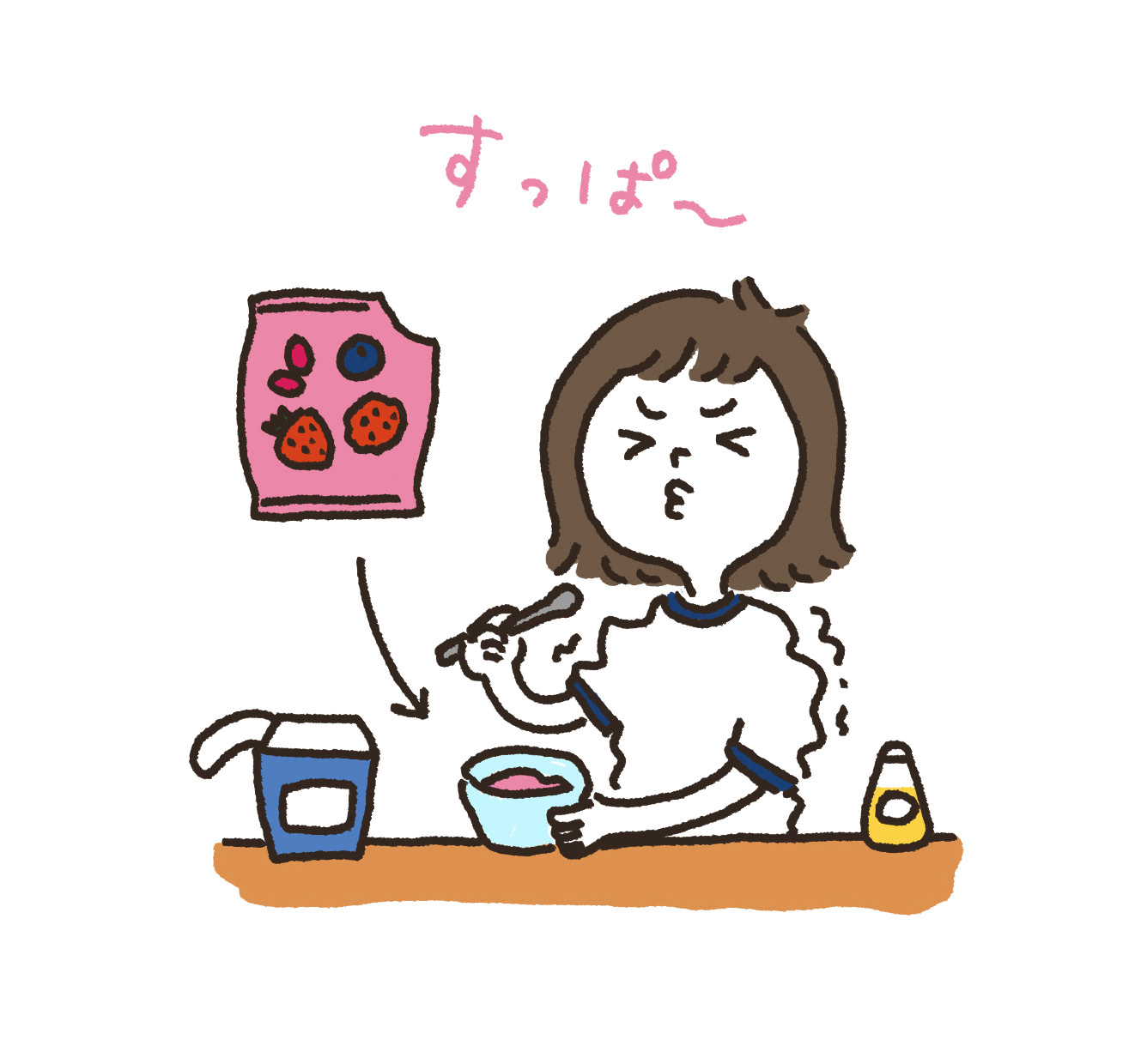 クランベリーはすっぱい