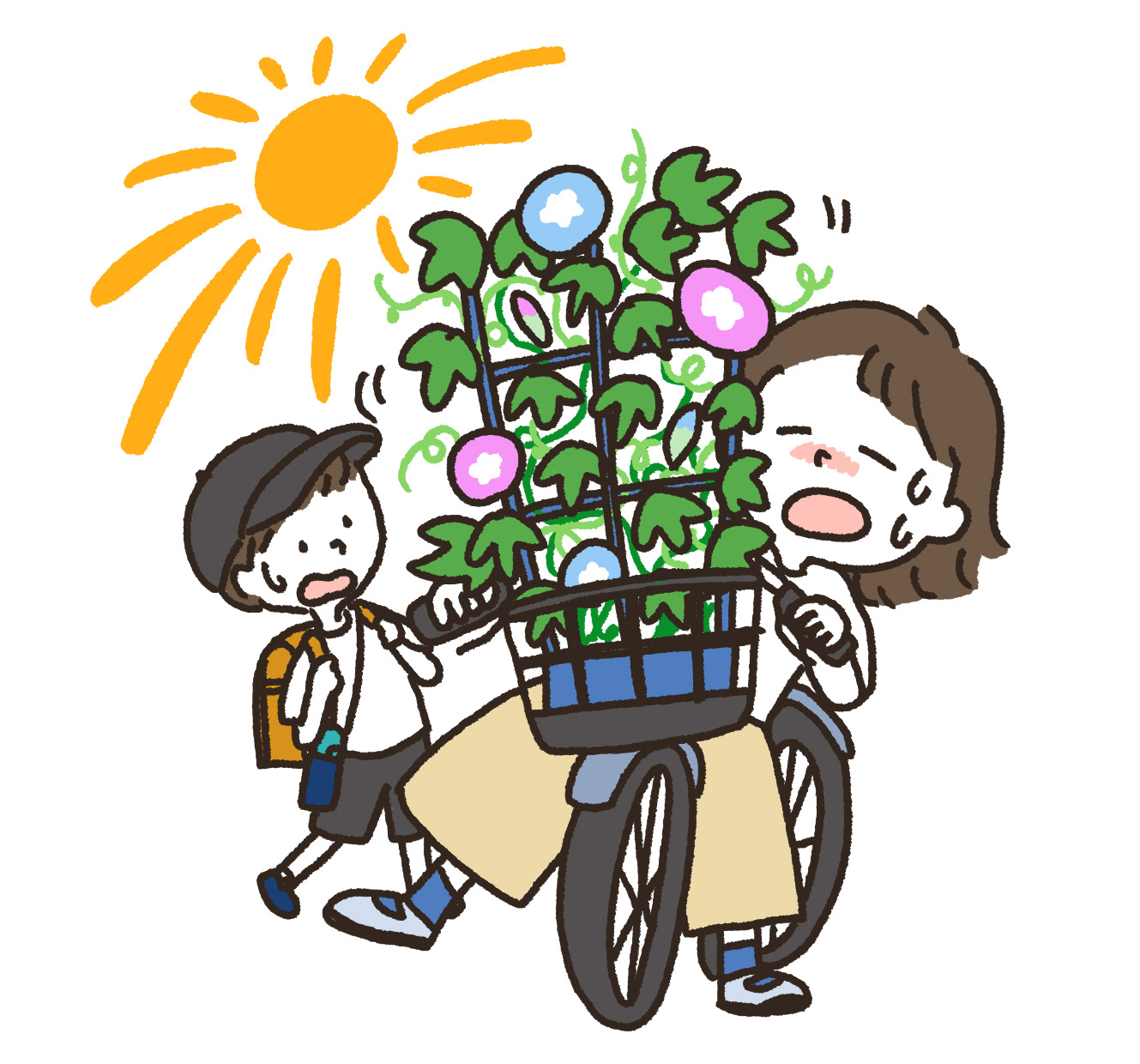 あさがお運び