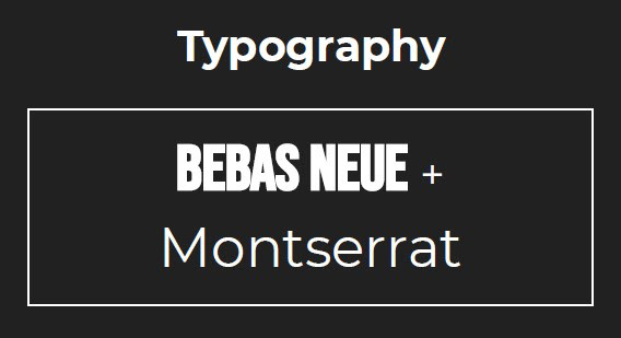 Typography selection based on brand personality established.