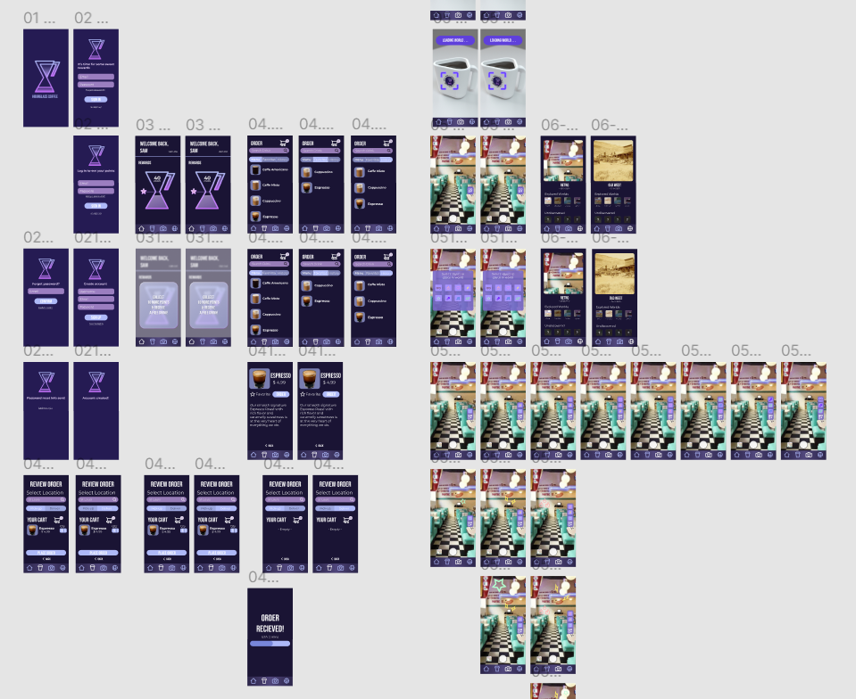 App Prototype, by Myself, Larry Shen, and Afifah Mazhar