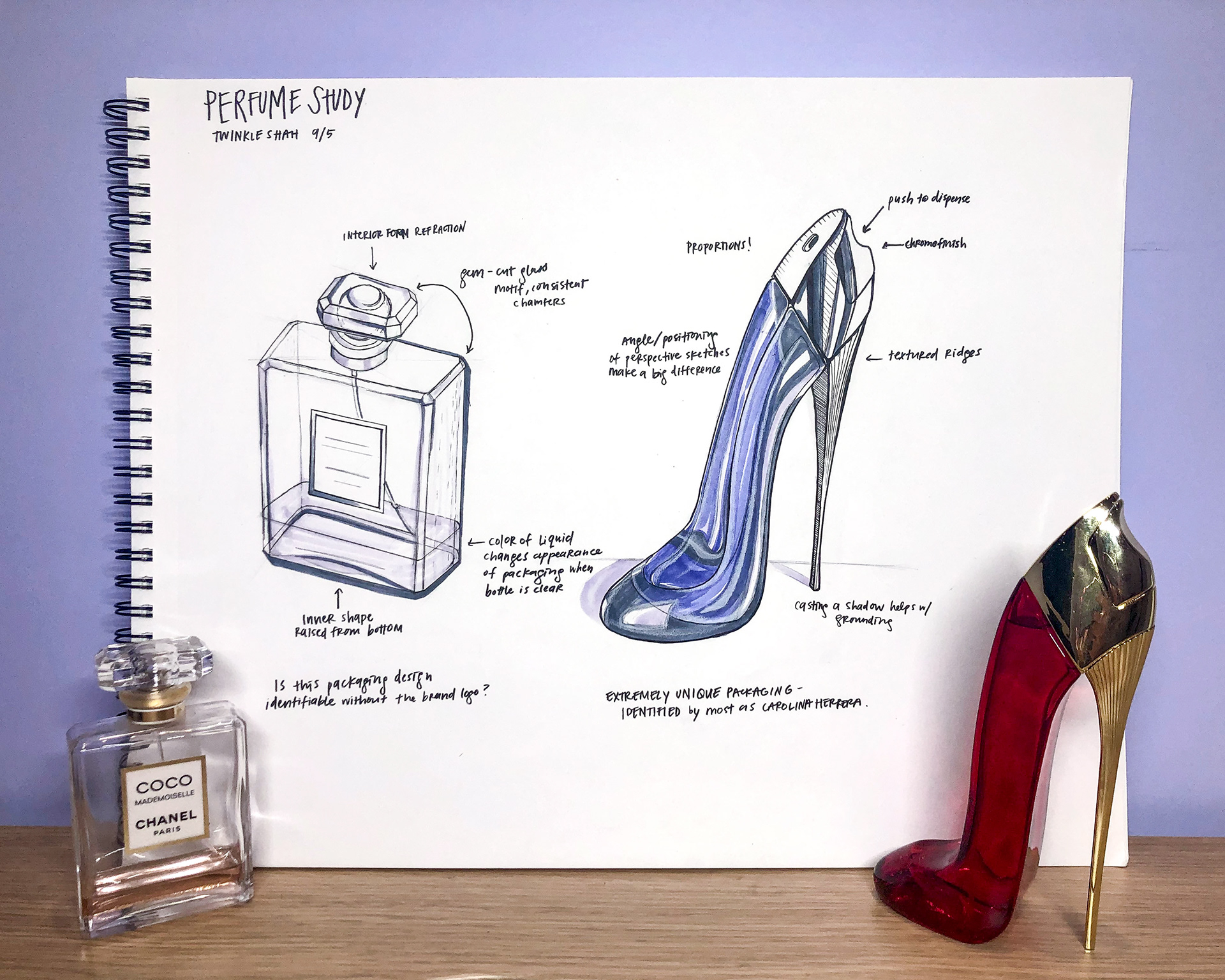 Study on Chanel and Carolina Herrera