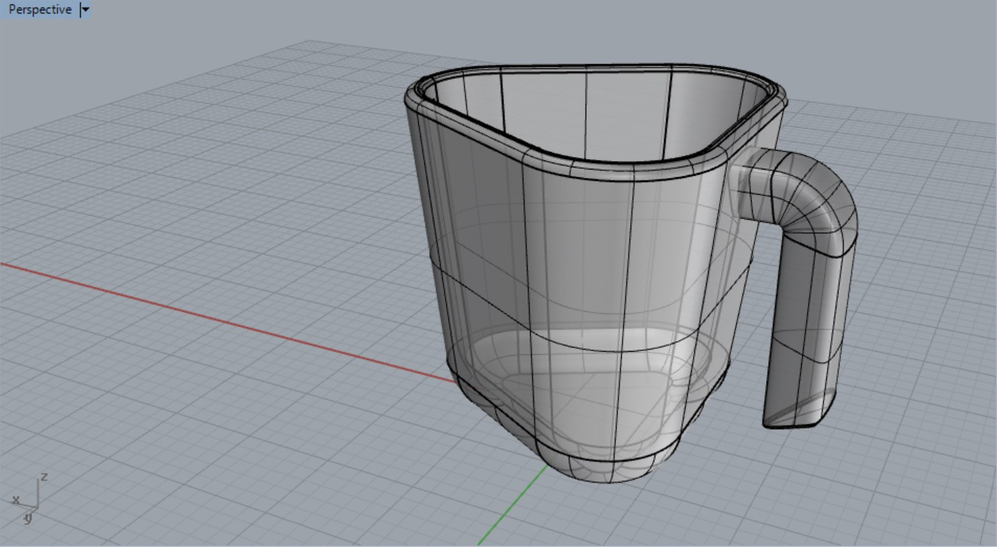 Cup Model by Myself made in Rhino 5