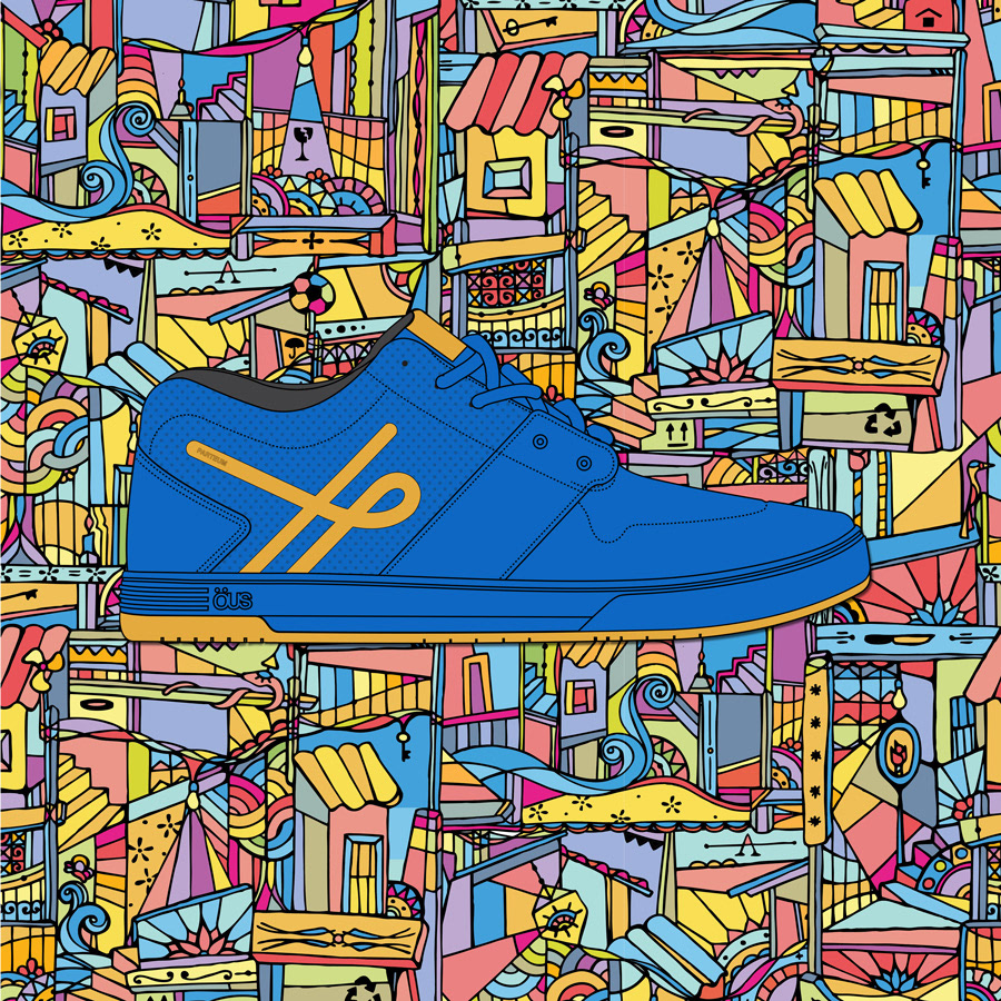 Sneakers illustration model by Ninhol