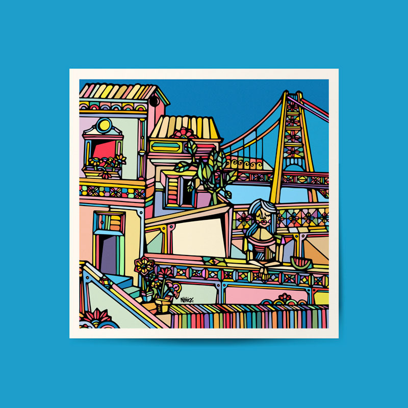 An illustration about Florianopolis