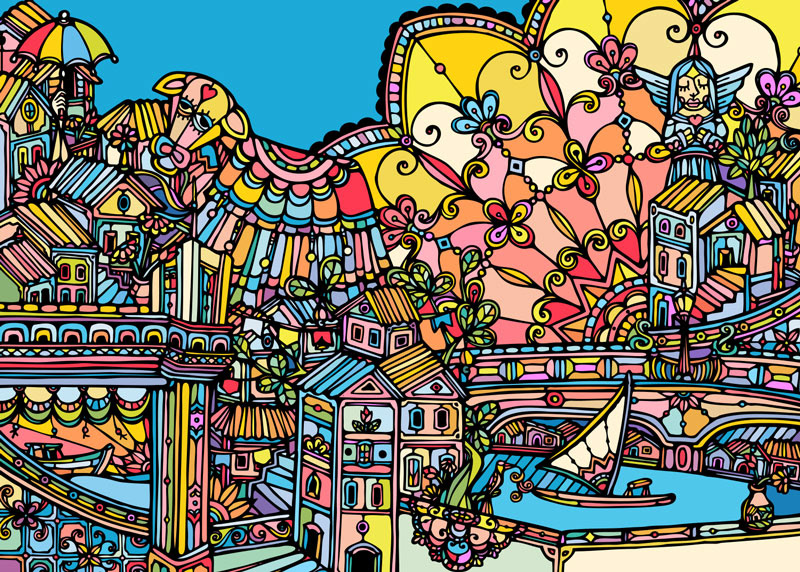 Illustration of the culture of Northeast Brazil by Ninhol