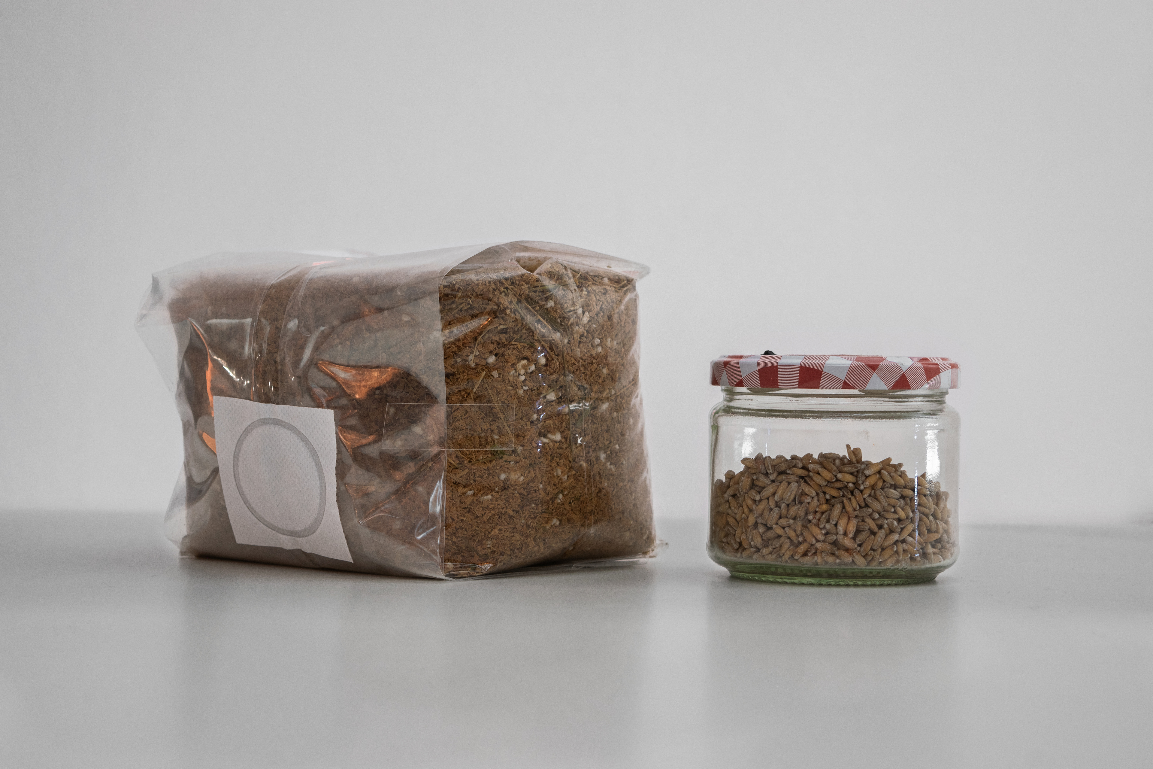 Substrate block and grain spawn