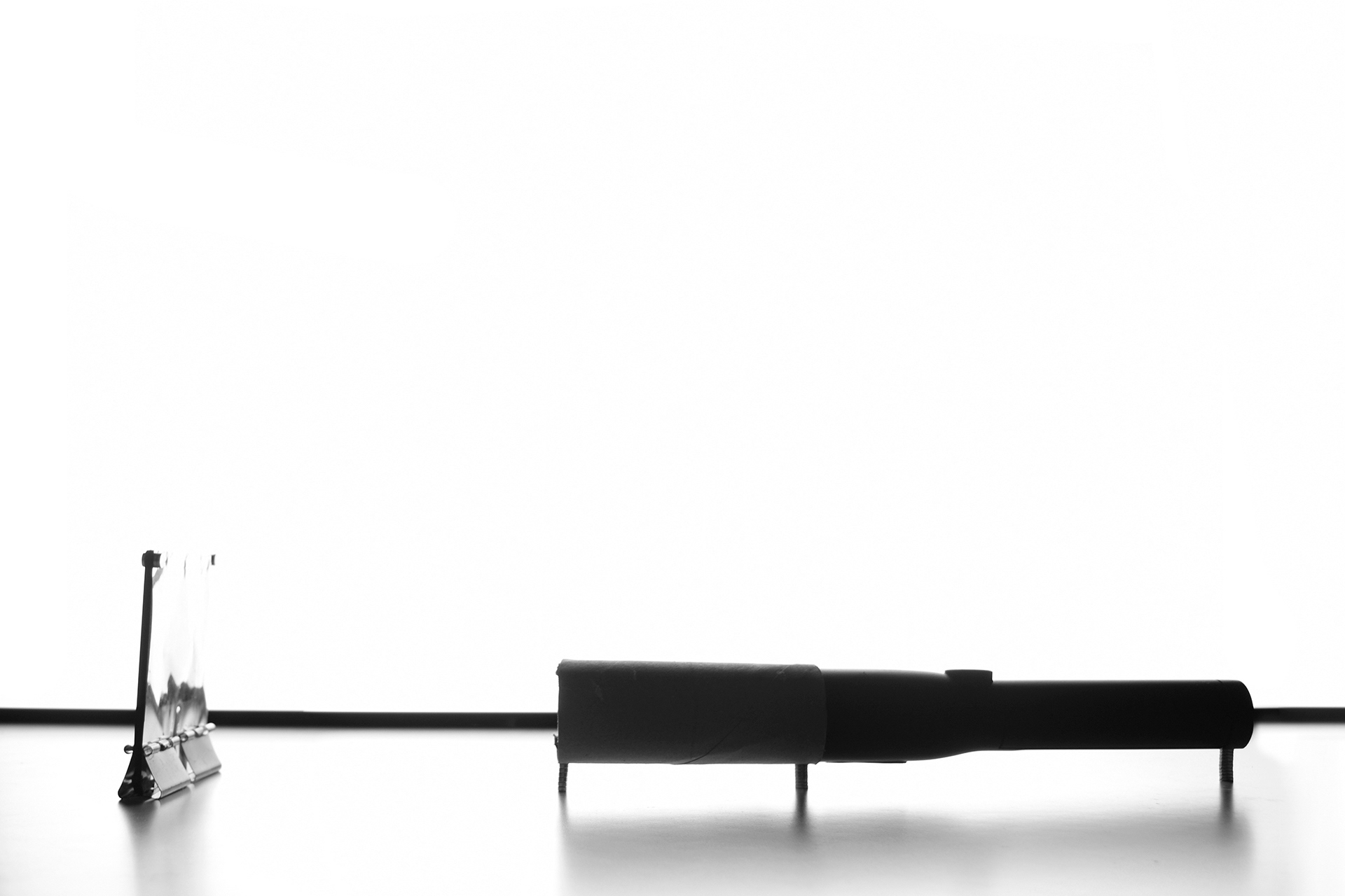 Ex. 03: Reflective foil + tube + light