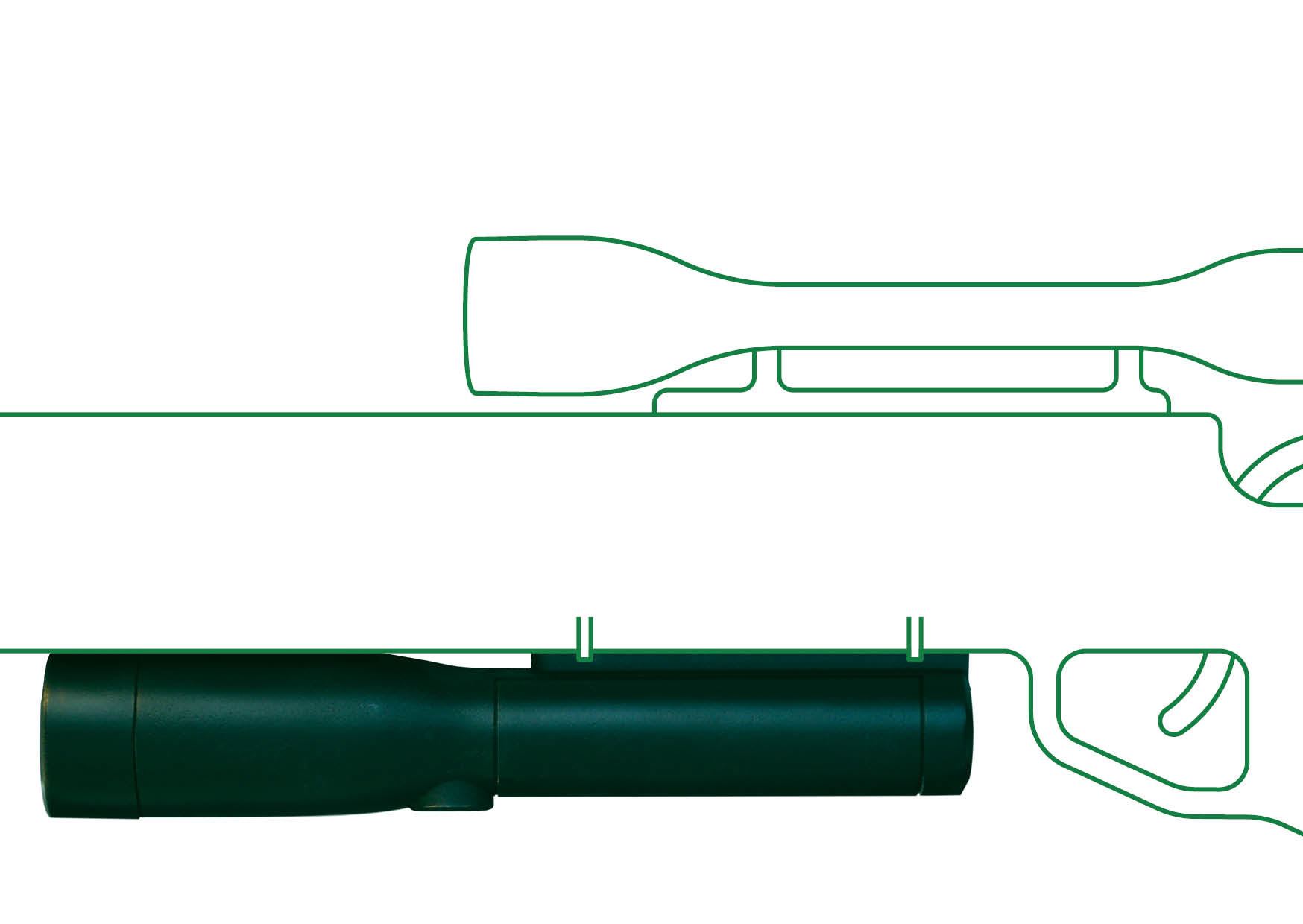 Rifle-attachement