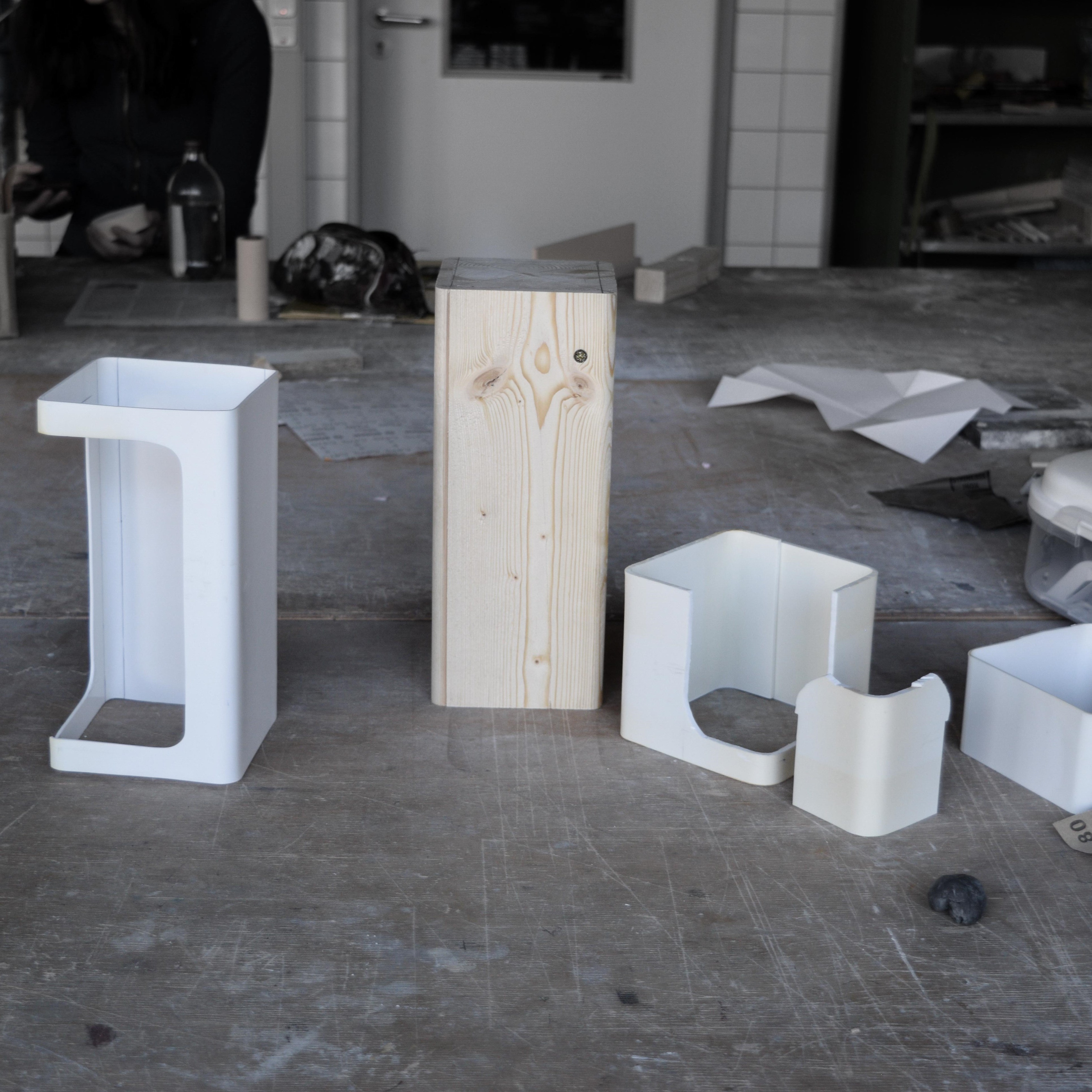 Attemts of bending the polystyrene