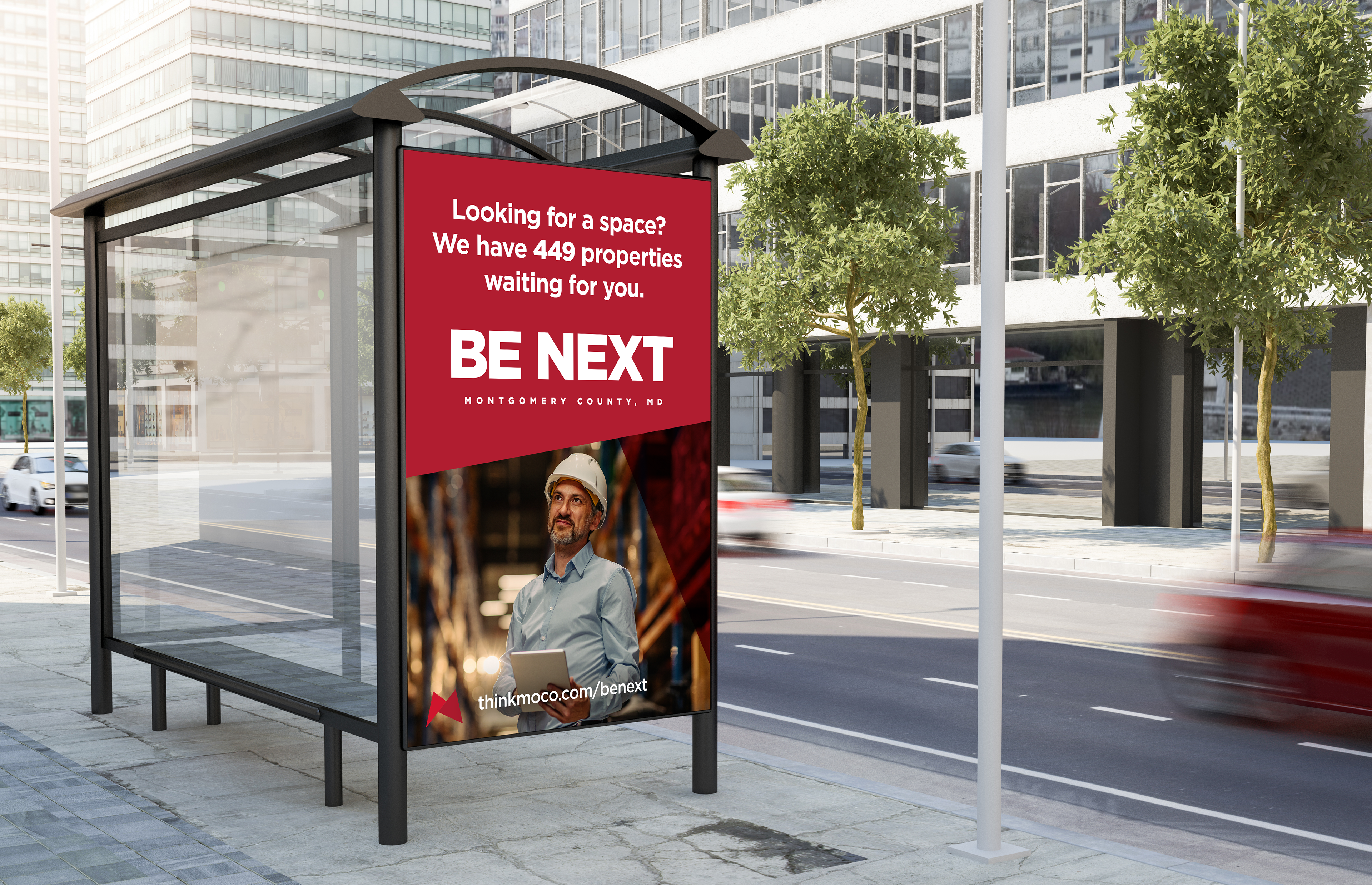 Bus Shelter in Washington DC