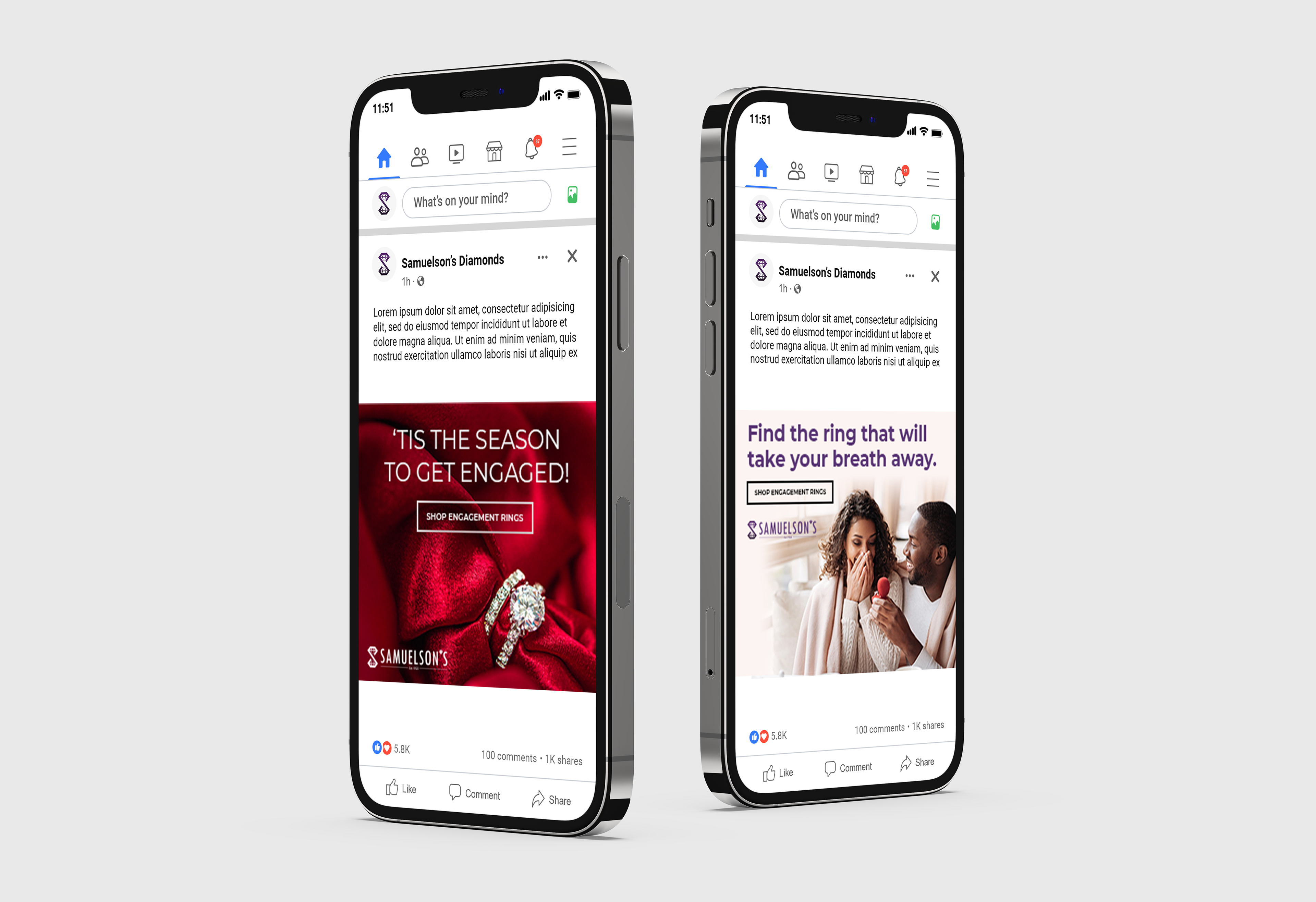 Holiday Engagement Ring Campaign