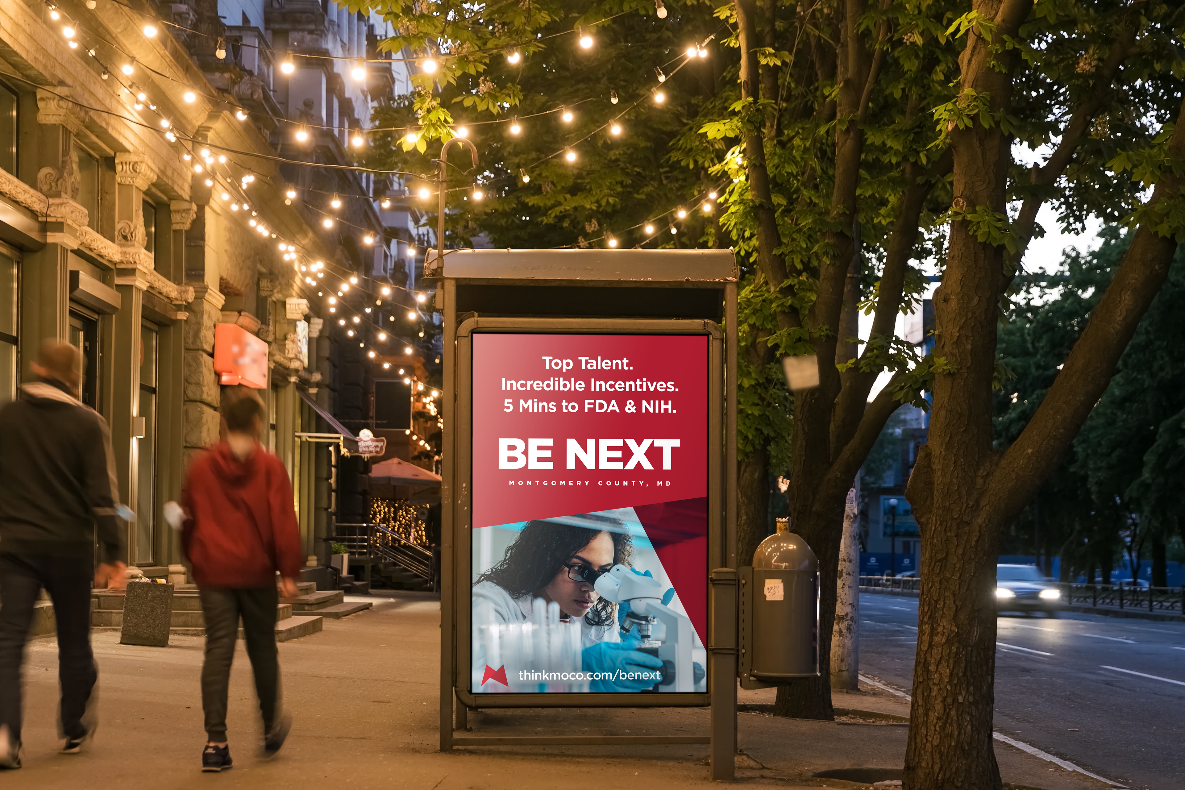 Bus Shelter in Washington DC