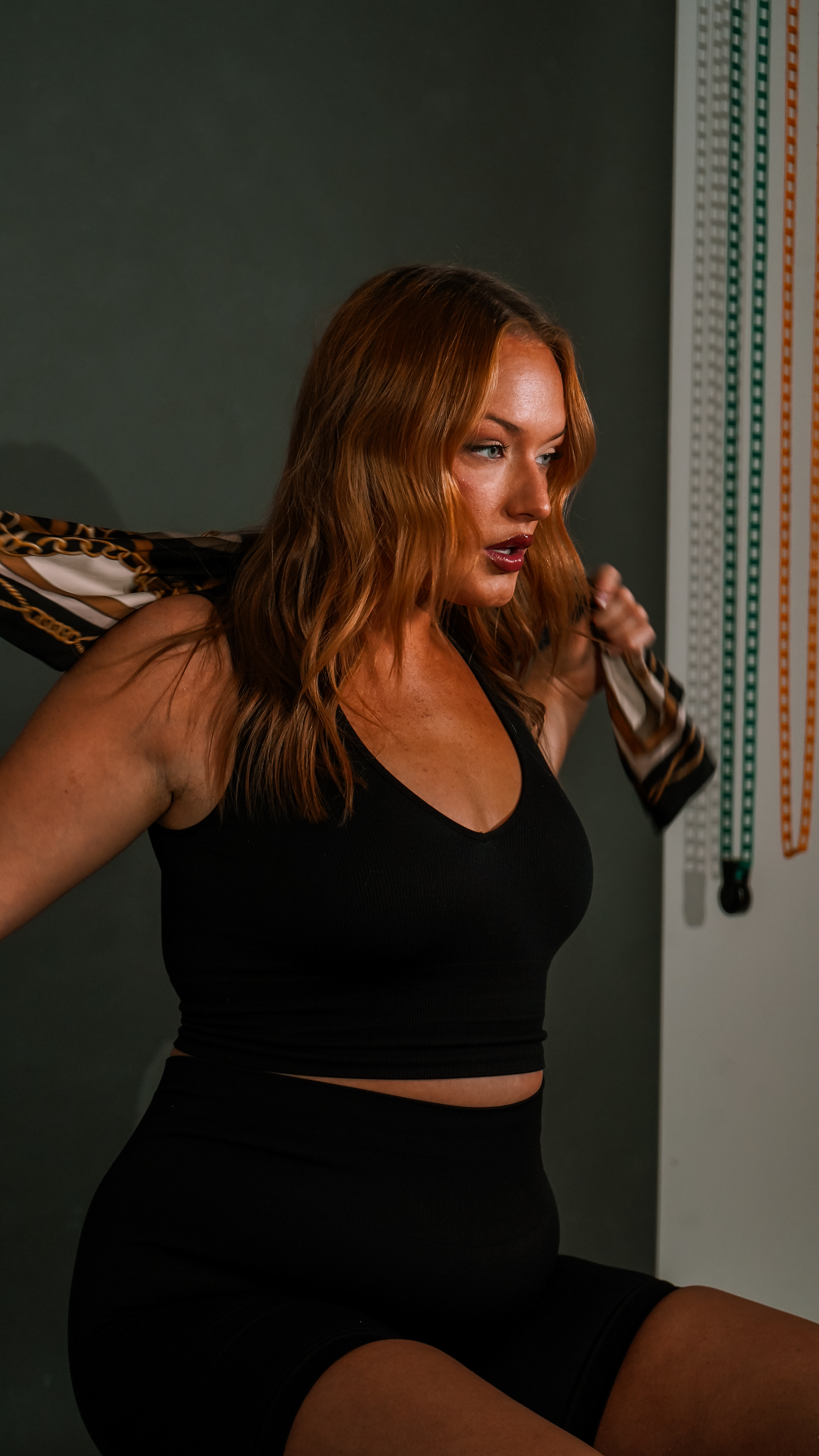 BTS of Maria Grace photography shoot