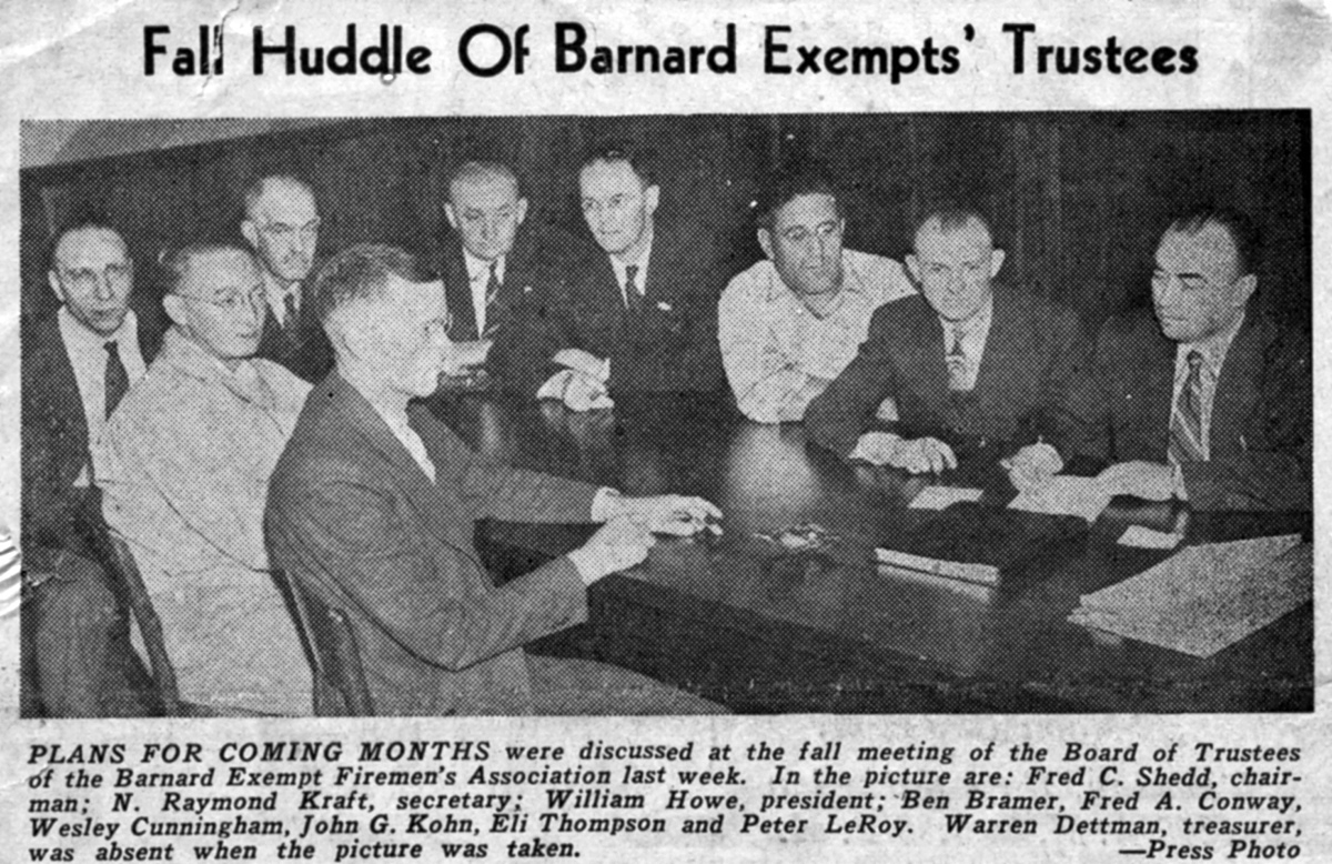 barnard exempts History