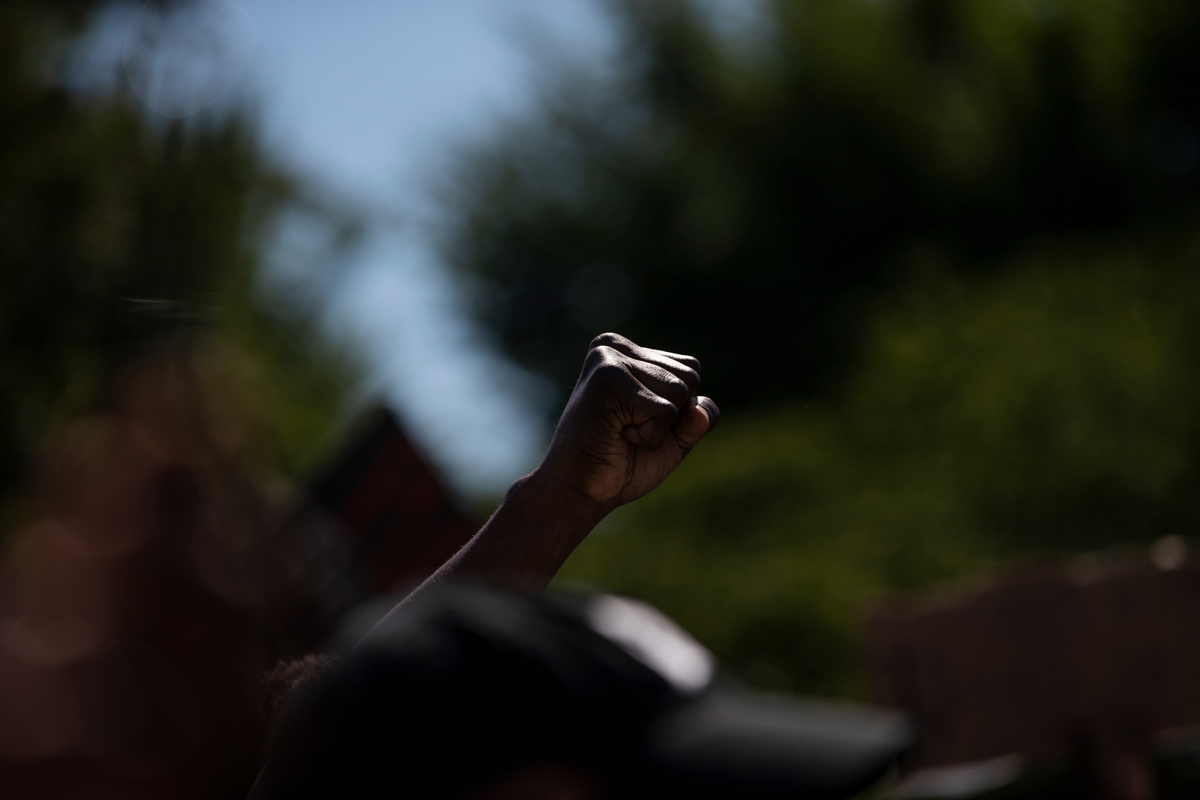 Black Lives Matter march in Washington, DC on June 6, 2020. 