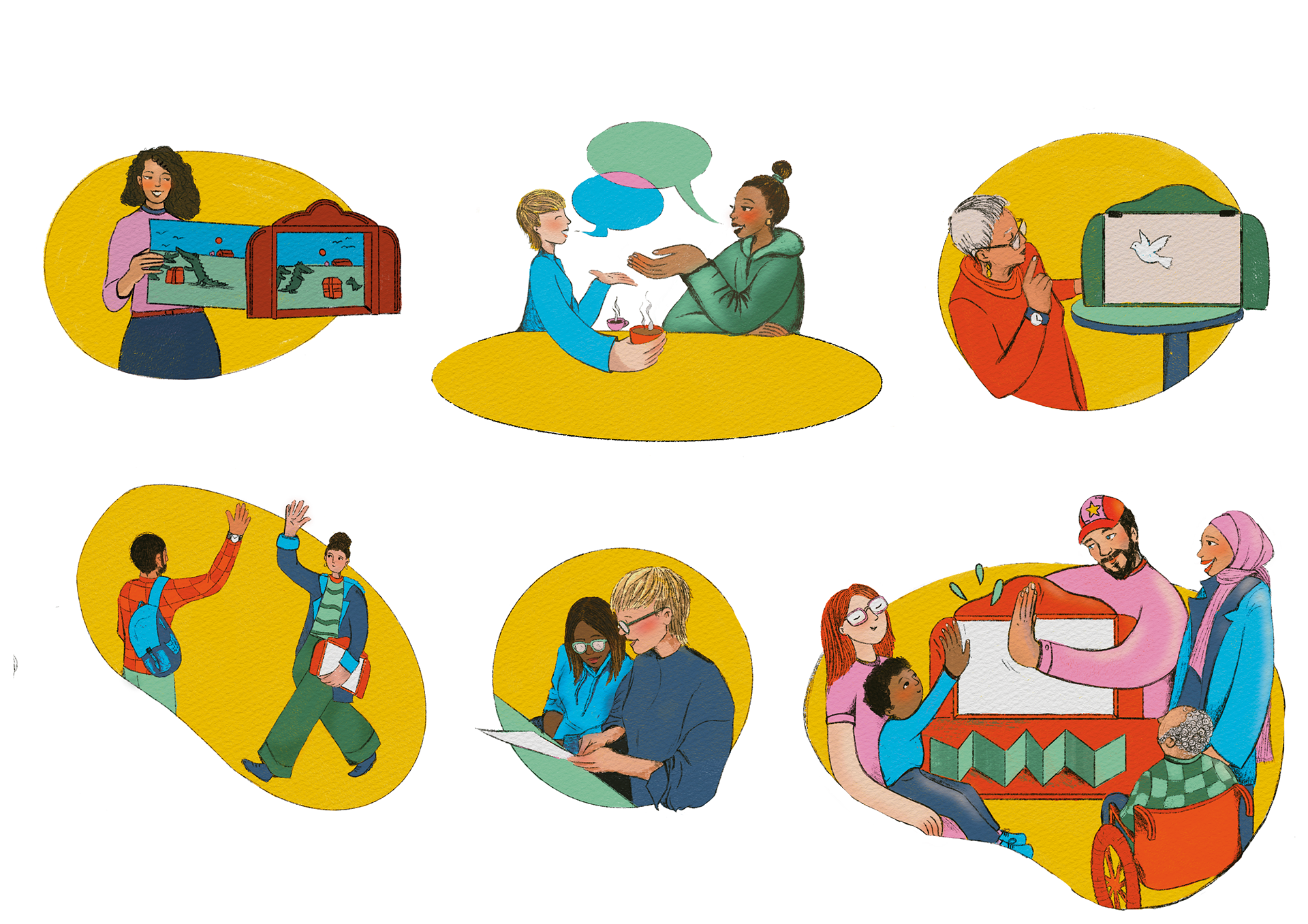 Website illustrations