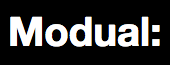 MODUAL WORKSHOP (2016)