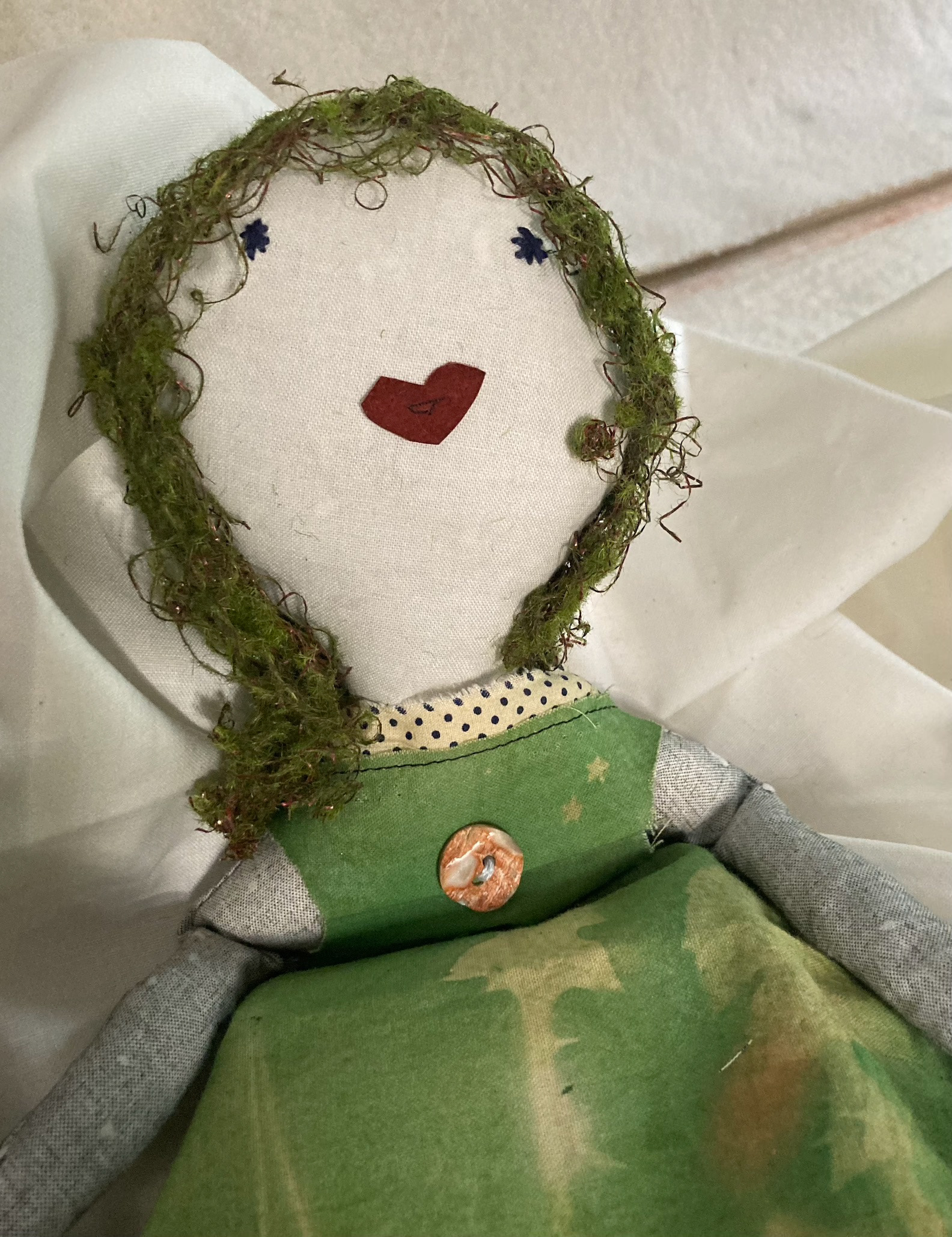 print on fabric to doll construction