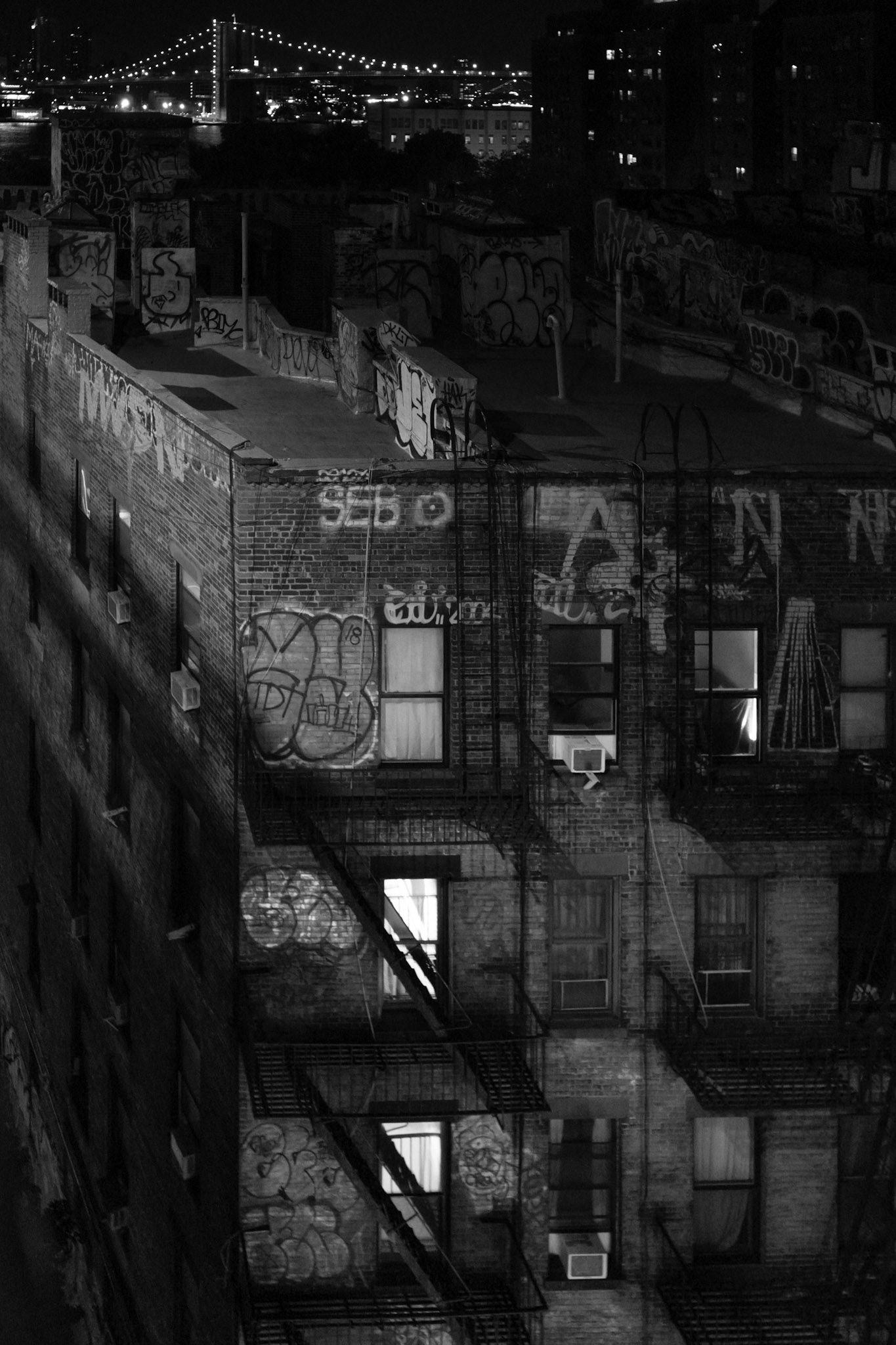 31. “Nighttime in the Lower East Side”