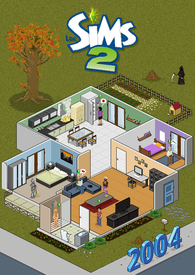 Image 81580: artist:potajoe bonzi_buddy game:sims_4 pixelart