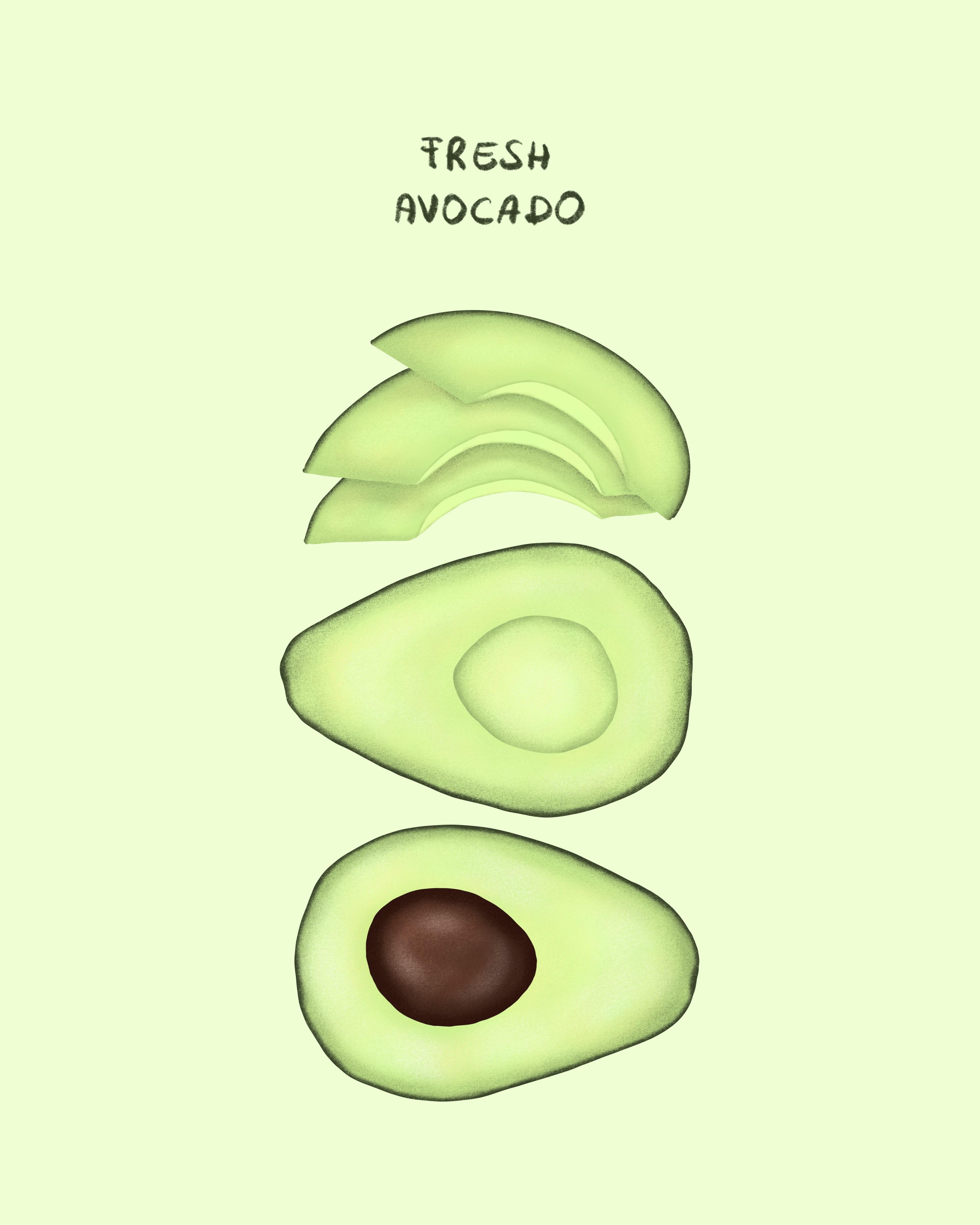 Food Series - Fresh Avocado