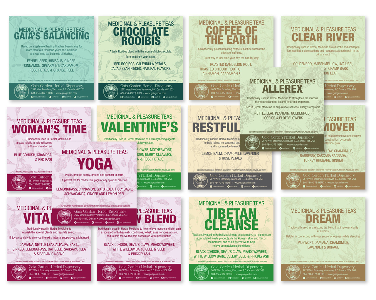 Gaia Garden Social Media Posts