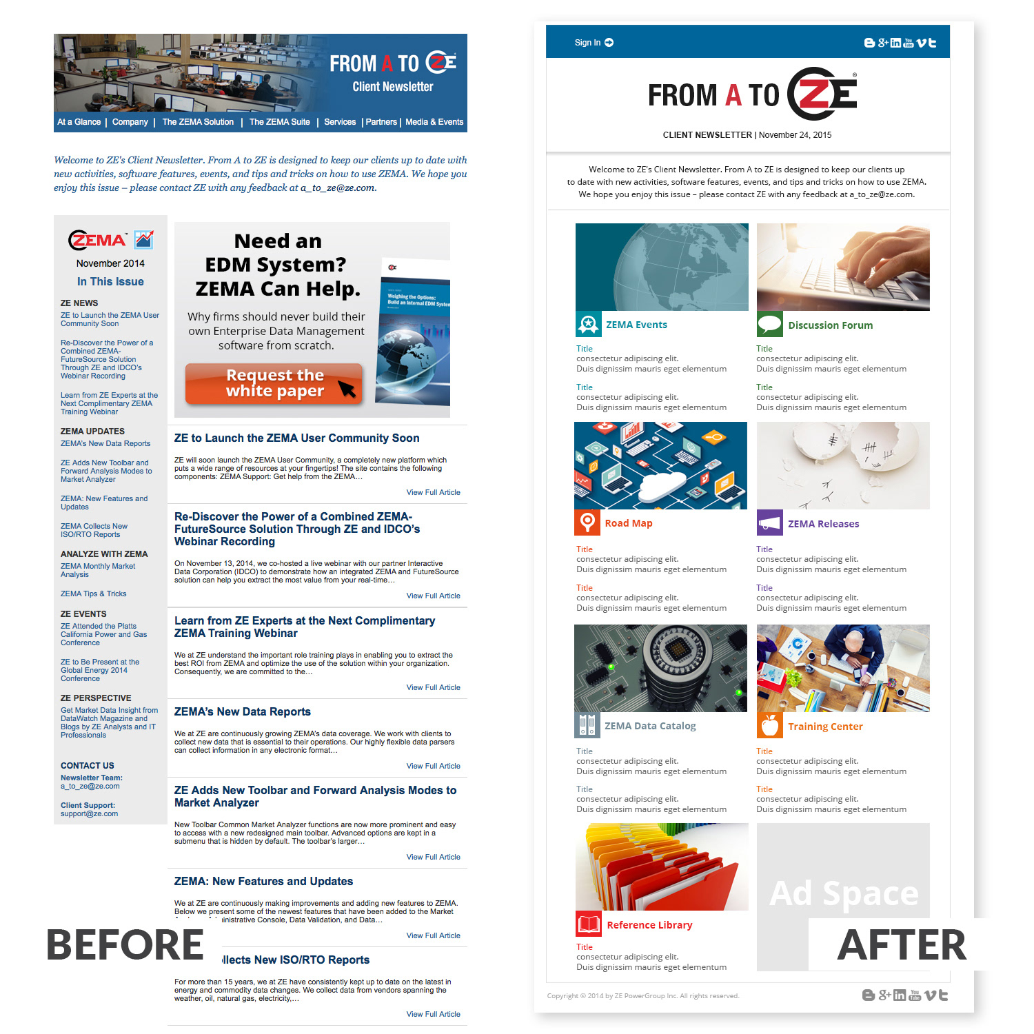 ZE Client Newsletter Email Template