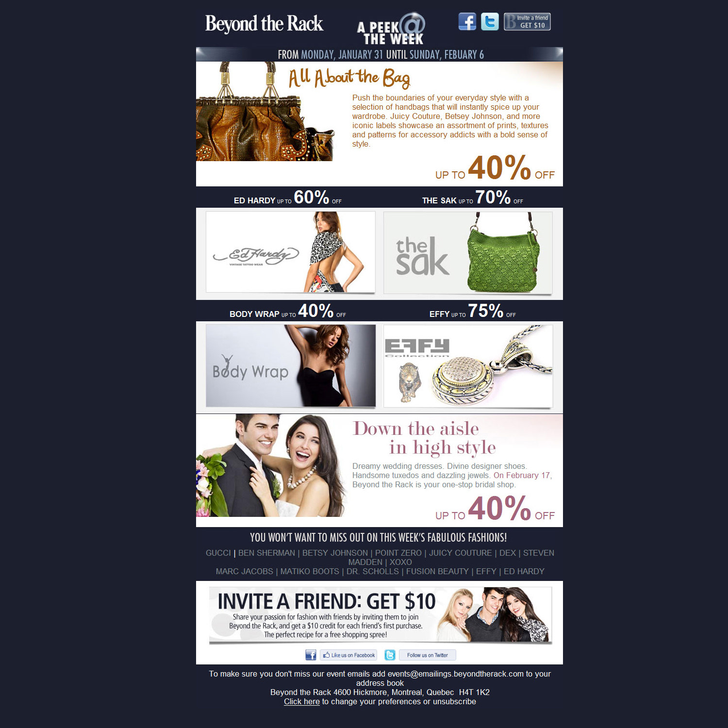 Weekly Email Template