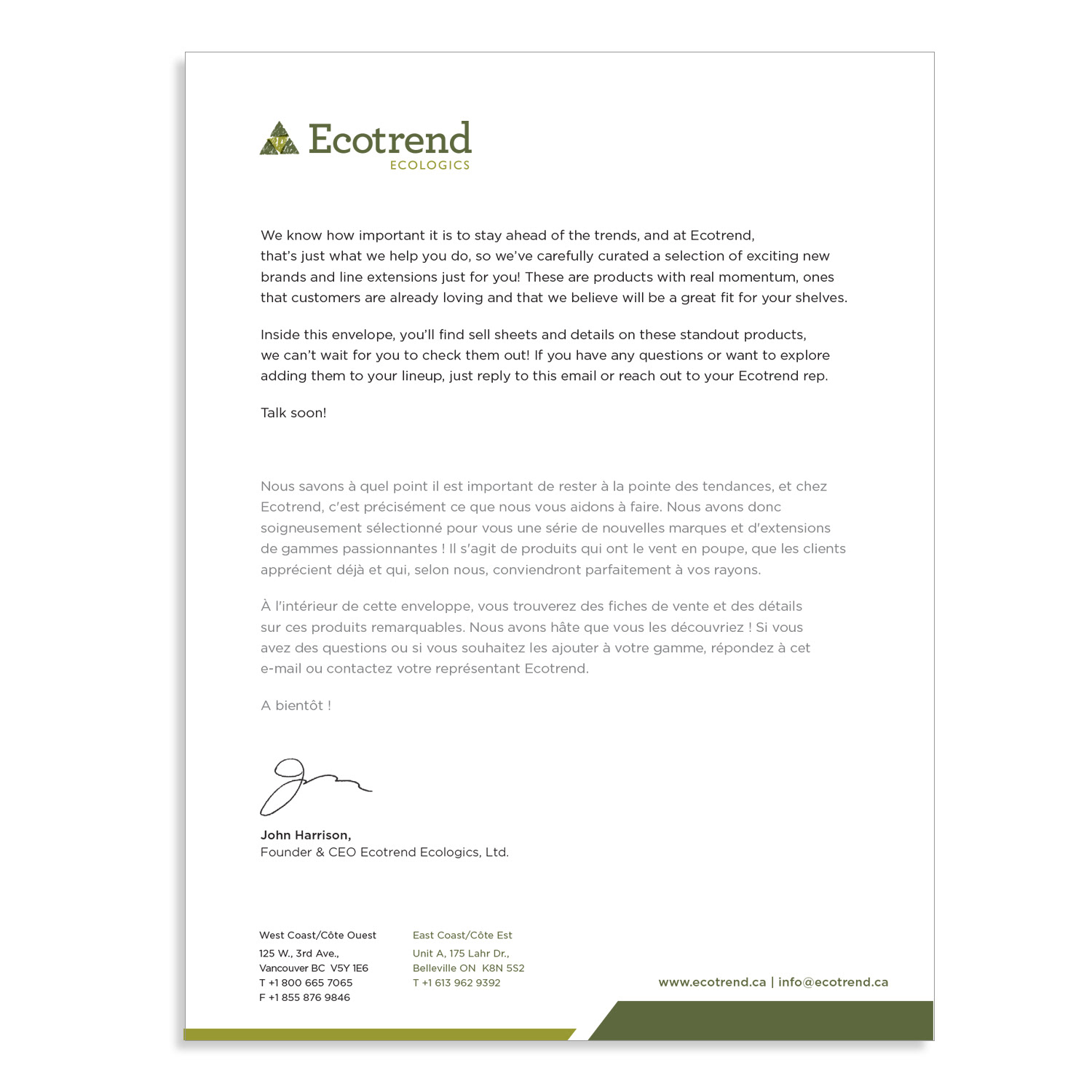 Ecotrend Corporate Materials