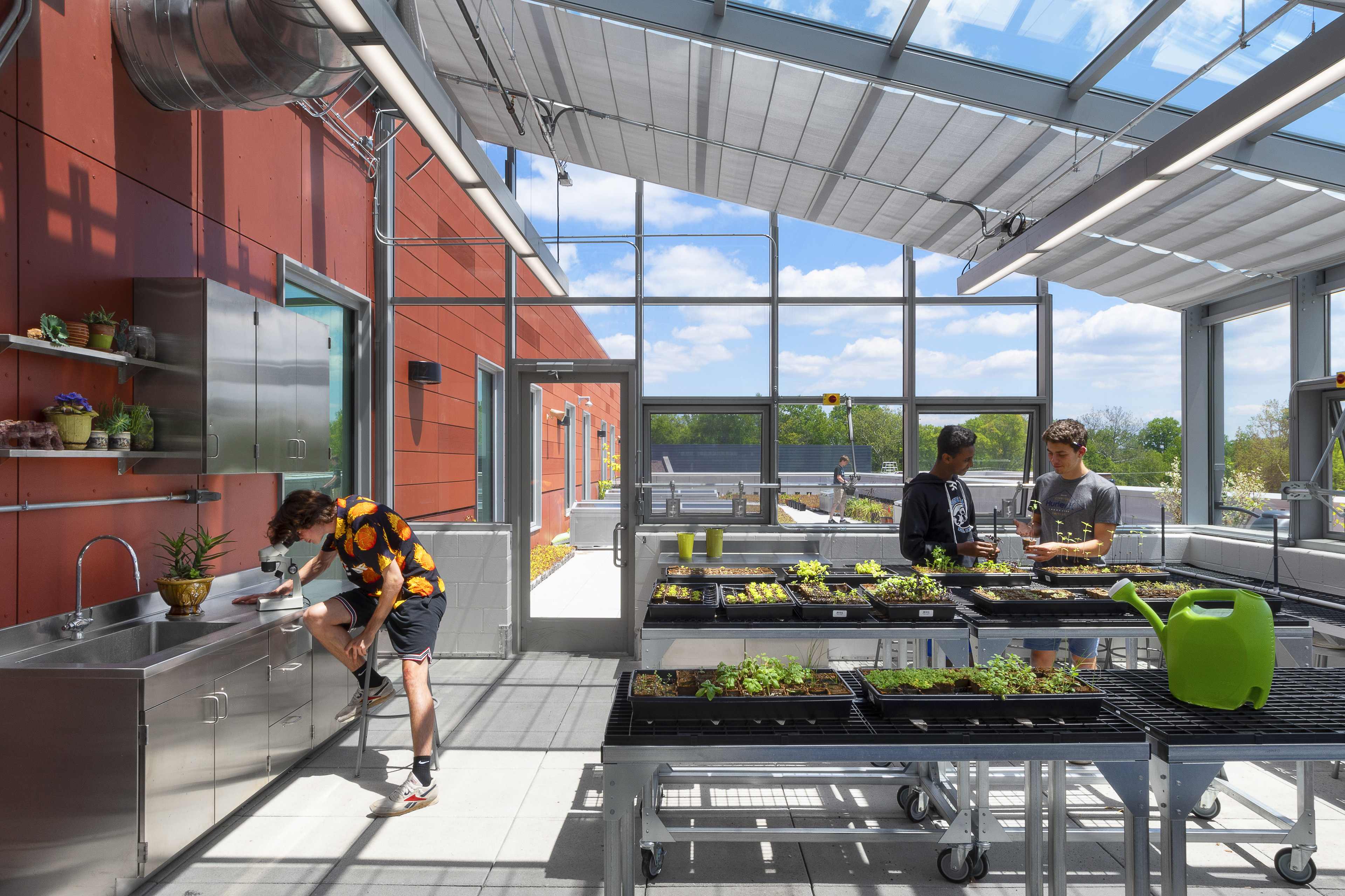 Bond Architects : Horton Watkins High School : Ladue, MO for ©Alise O'Brien Photography