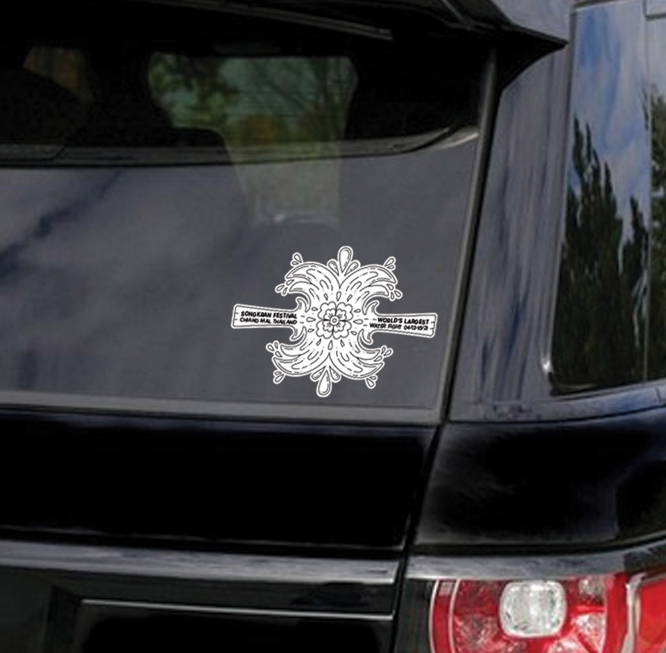 Songkran Festival Car Decal