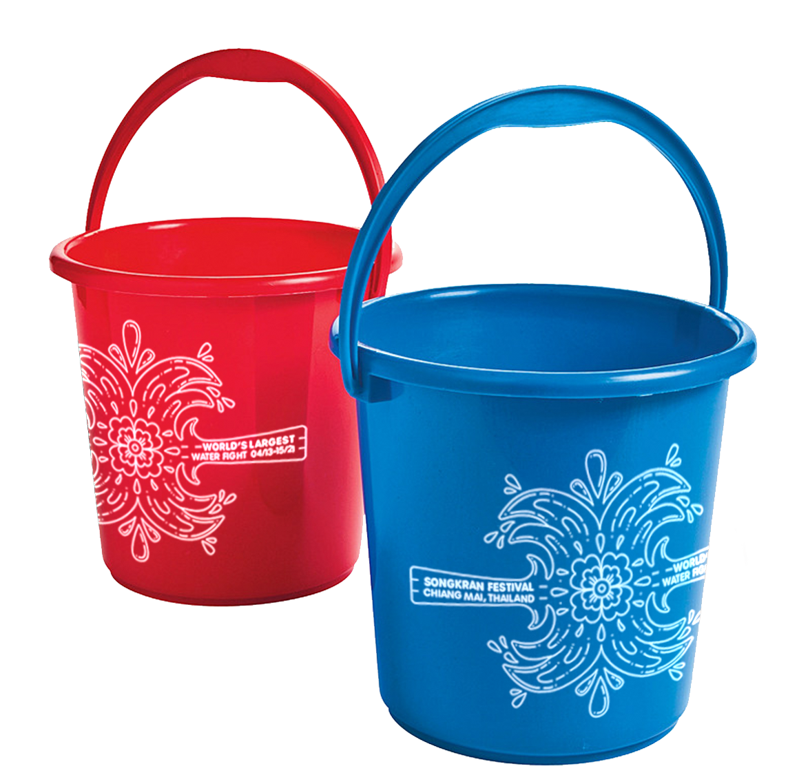 Songkran Festival Water Buckets