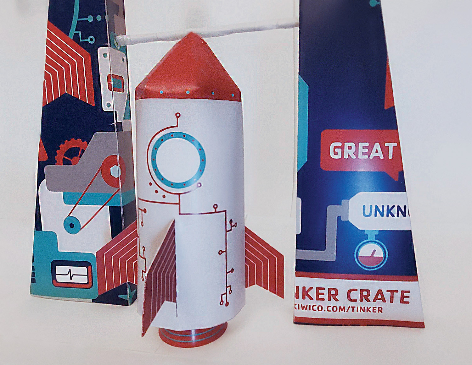 Tinker Crate 3D Rocket Launcher