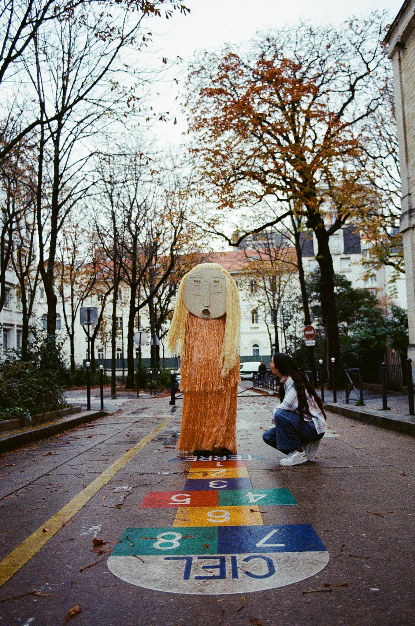 bisous, marie - music video BTS on 35mm