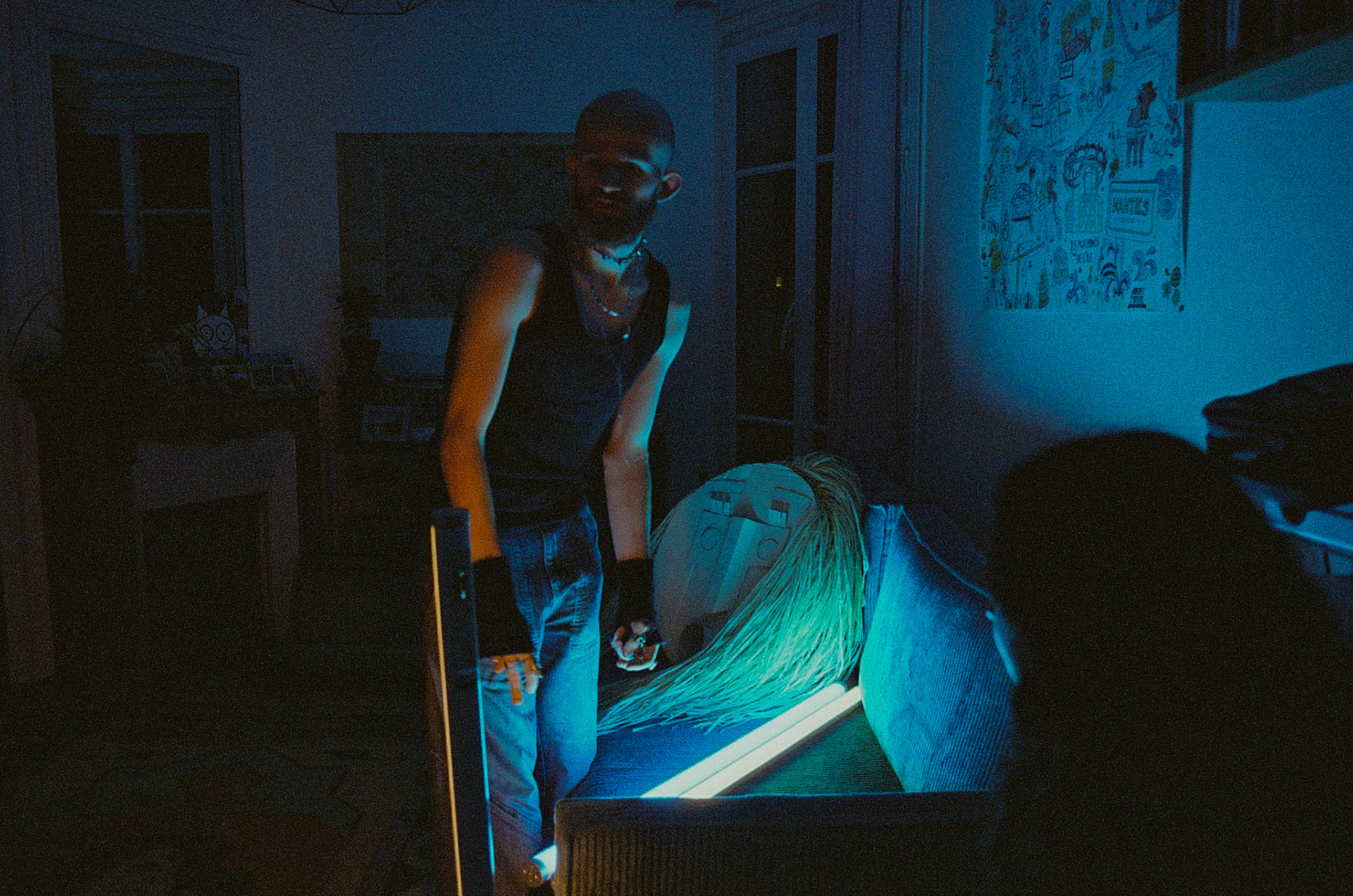 bisous, marie - music video BTS on 35mm