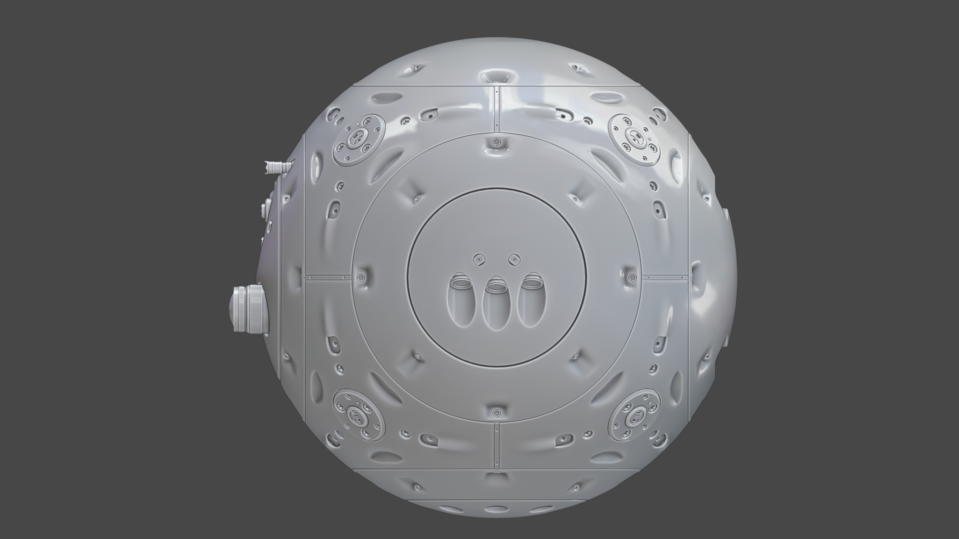 Orthographic side view