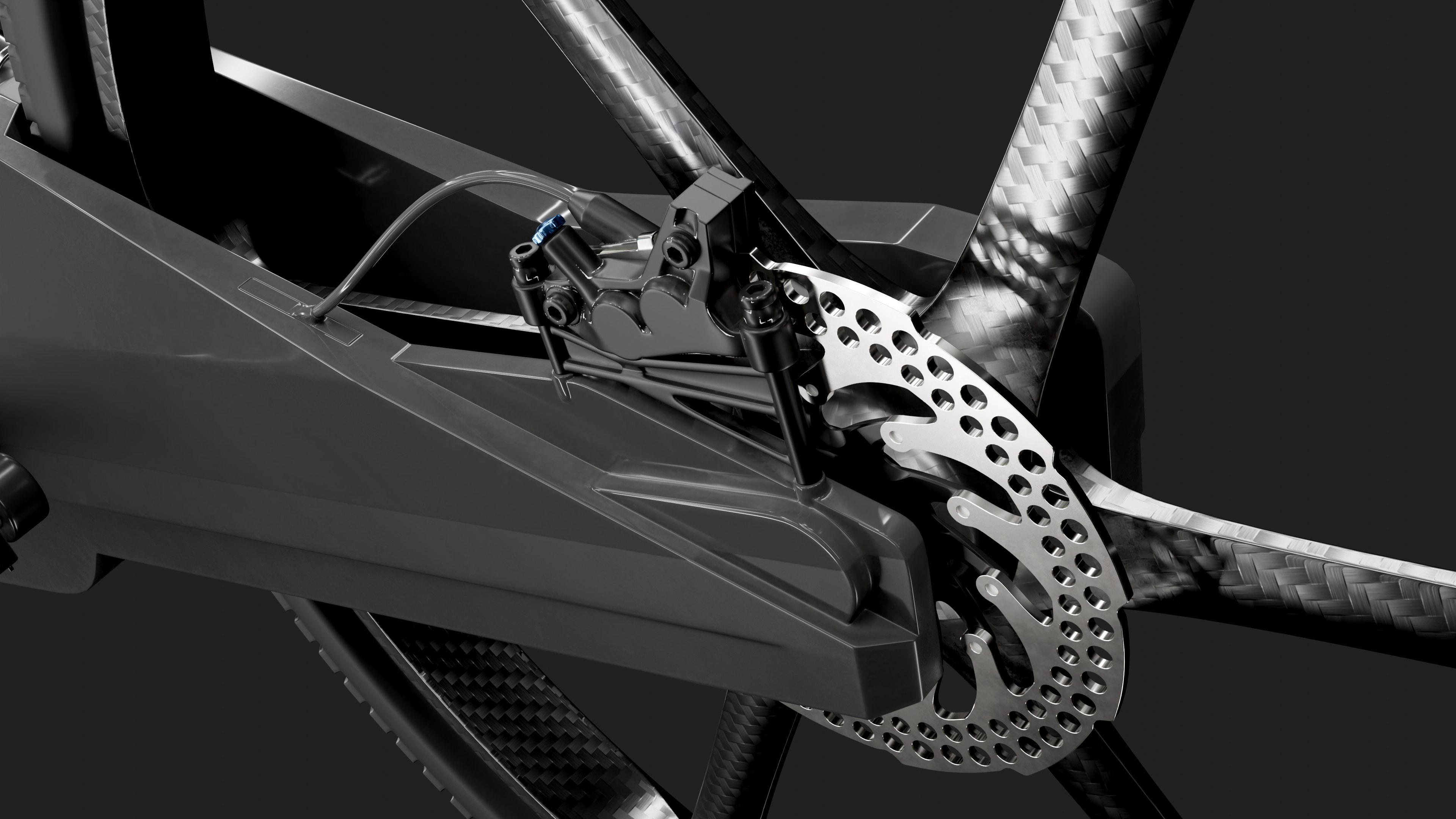 Rear wheel & brake