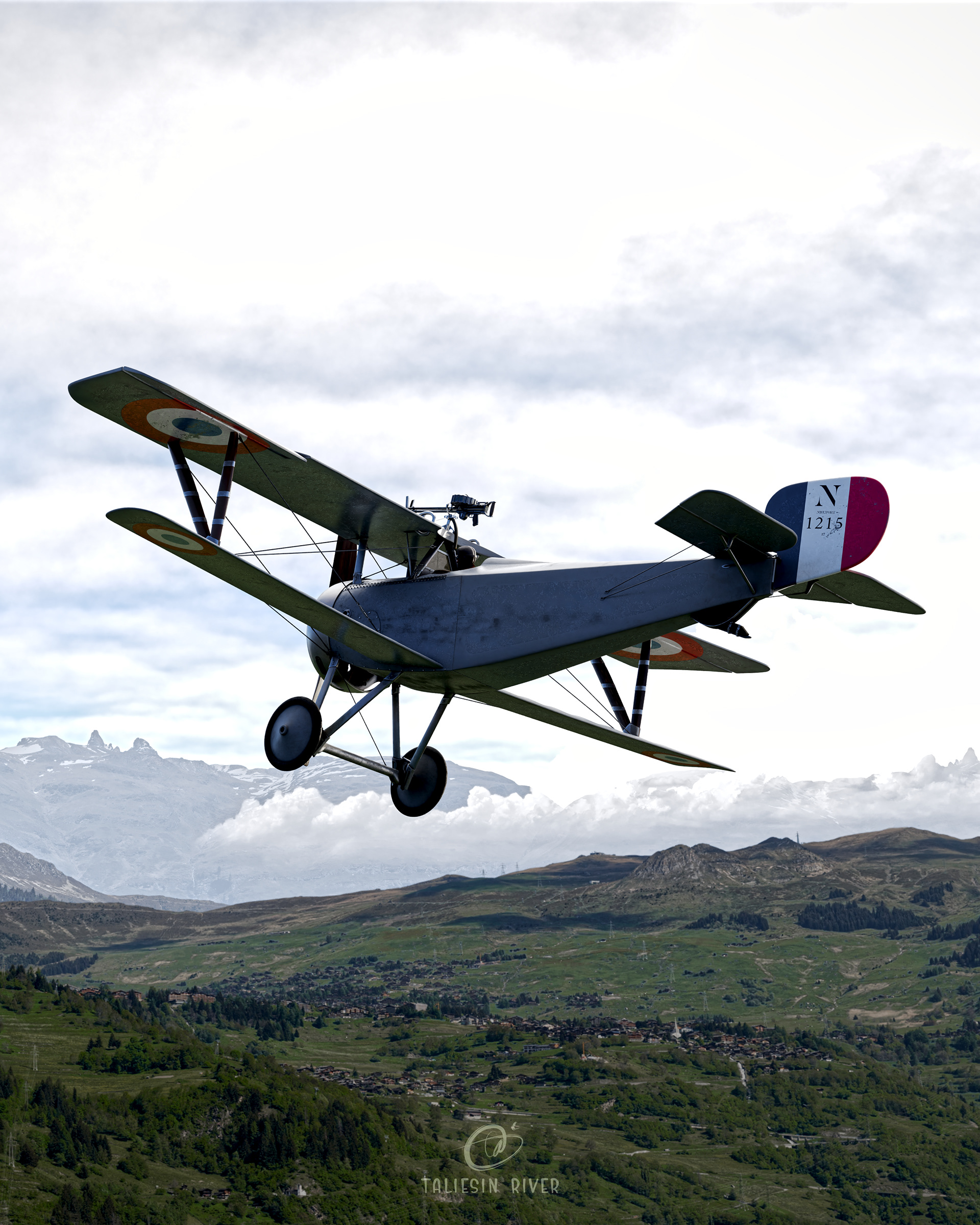 Air-to-air render