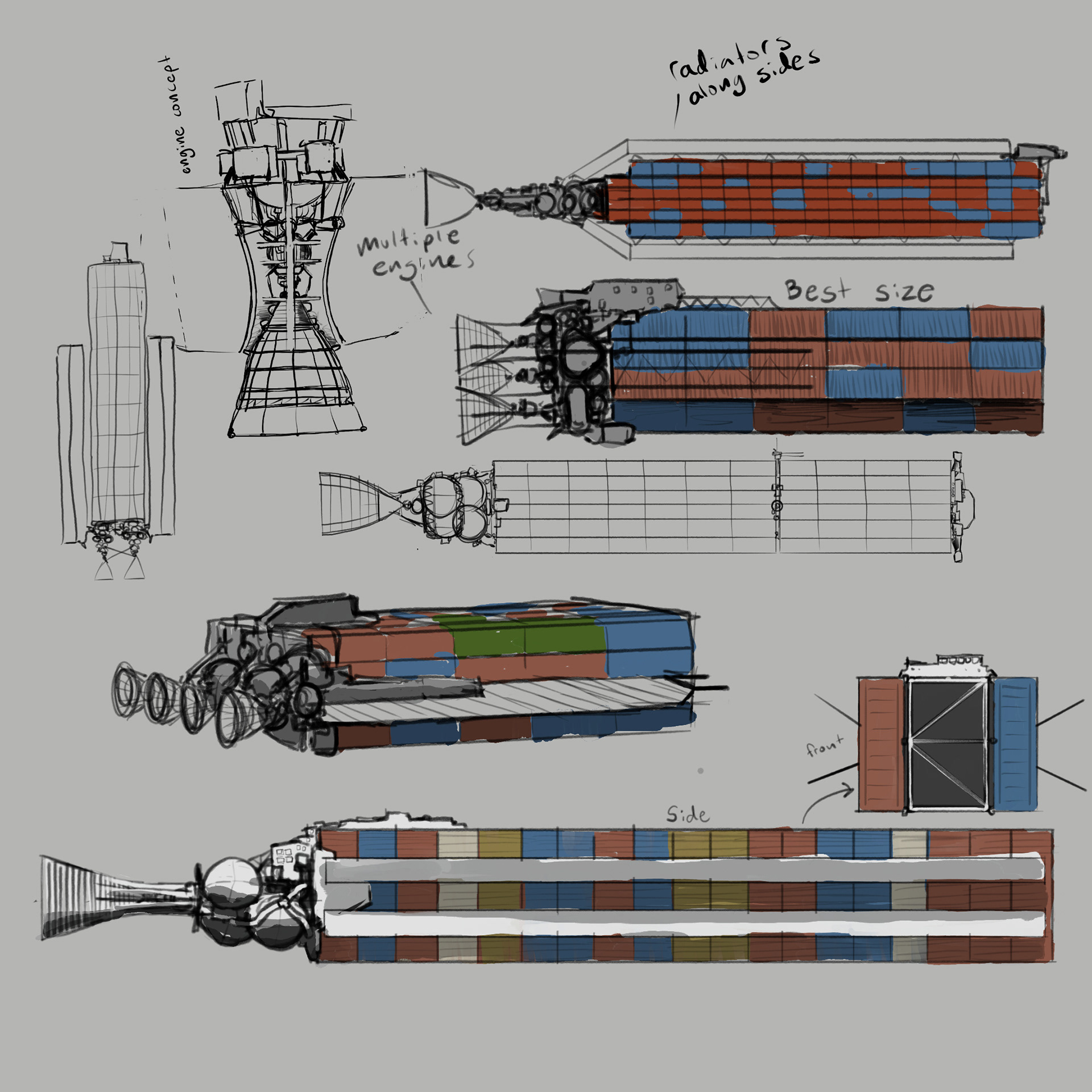 Space Freighter design