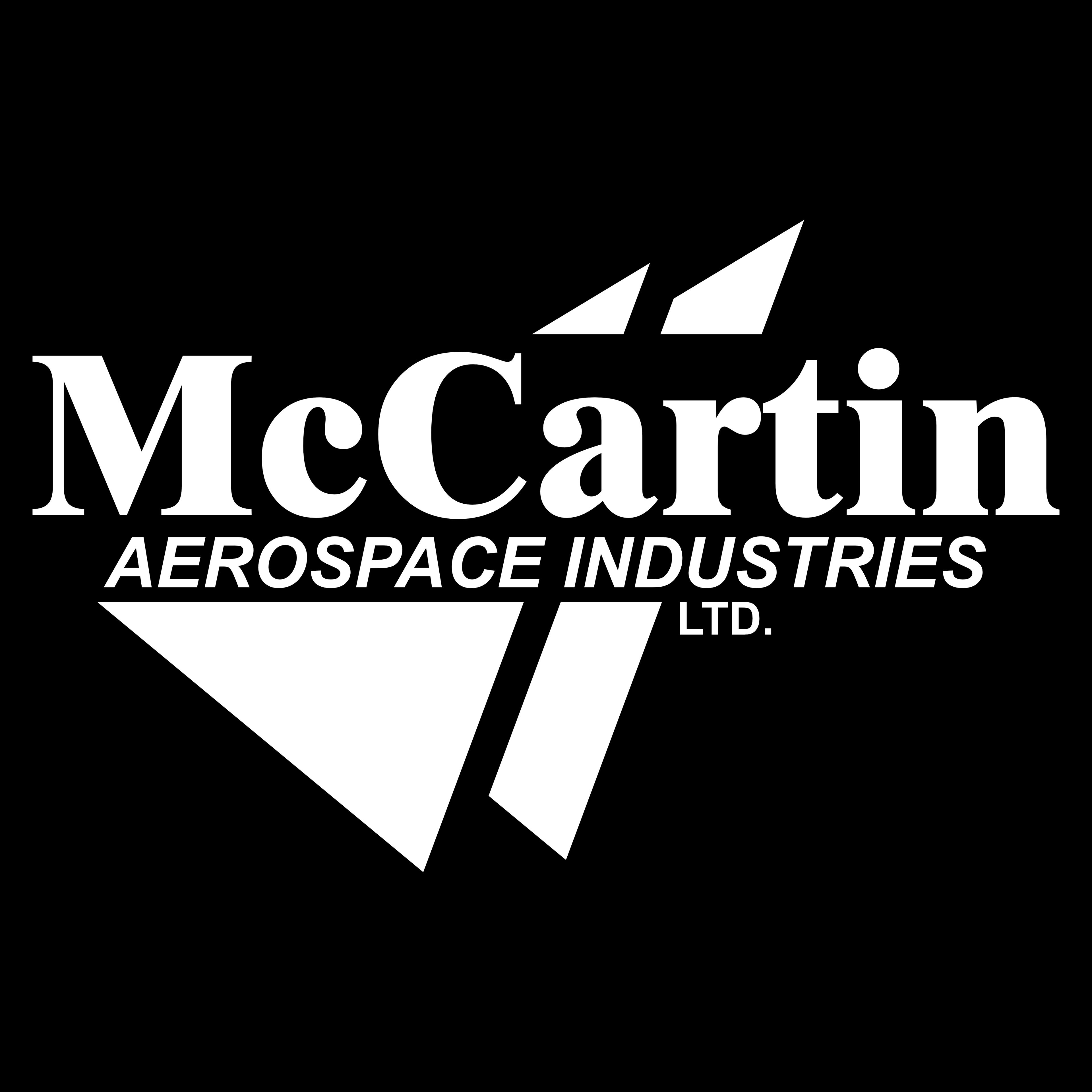Fictional Aerospace company logo for texturing