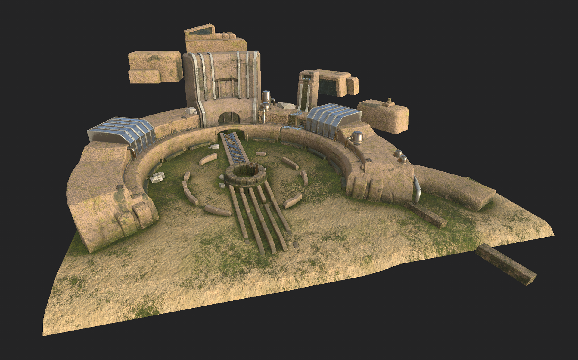Ruins model