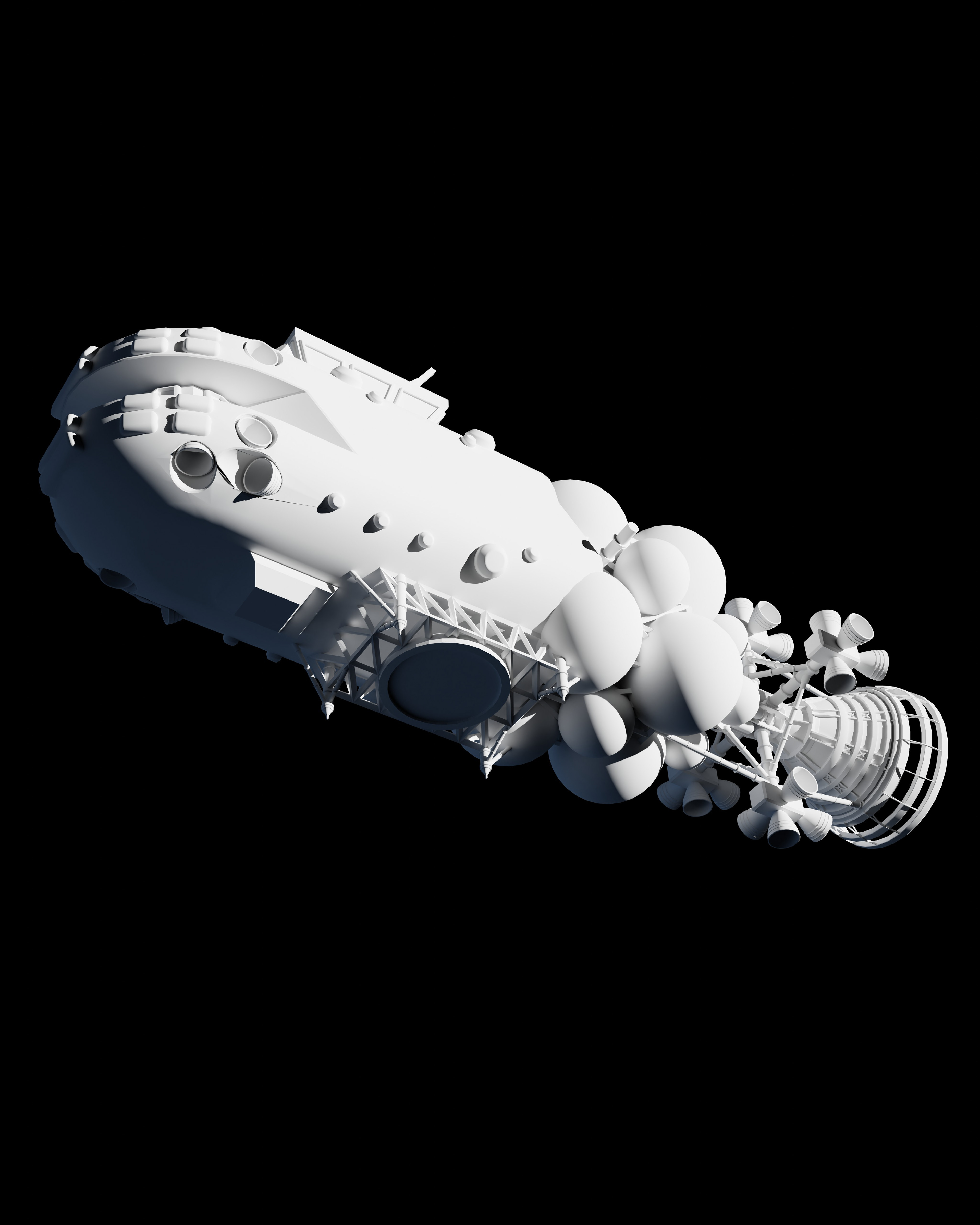 Tug ship concept model