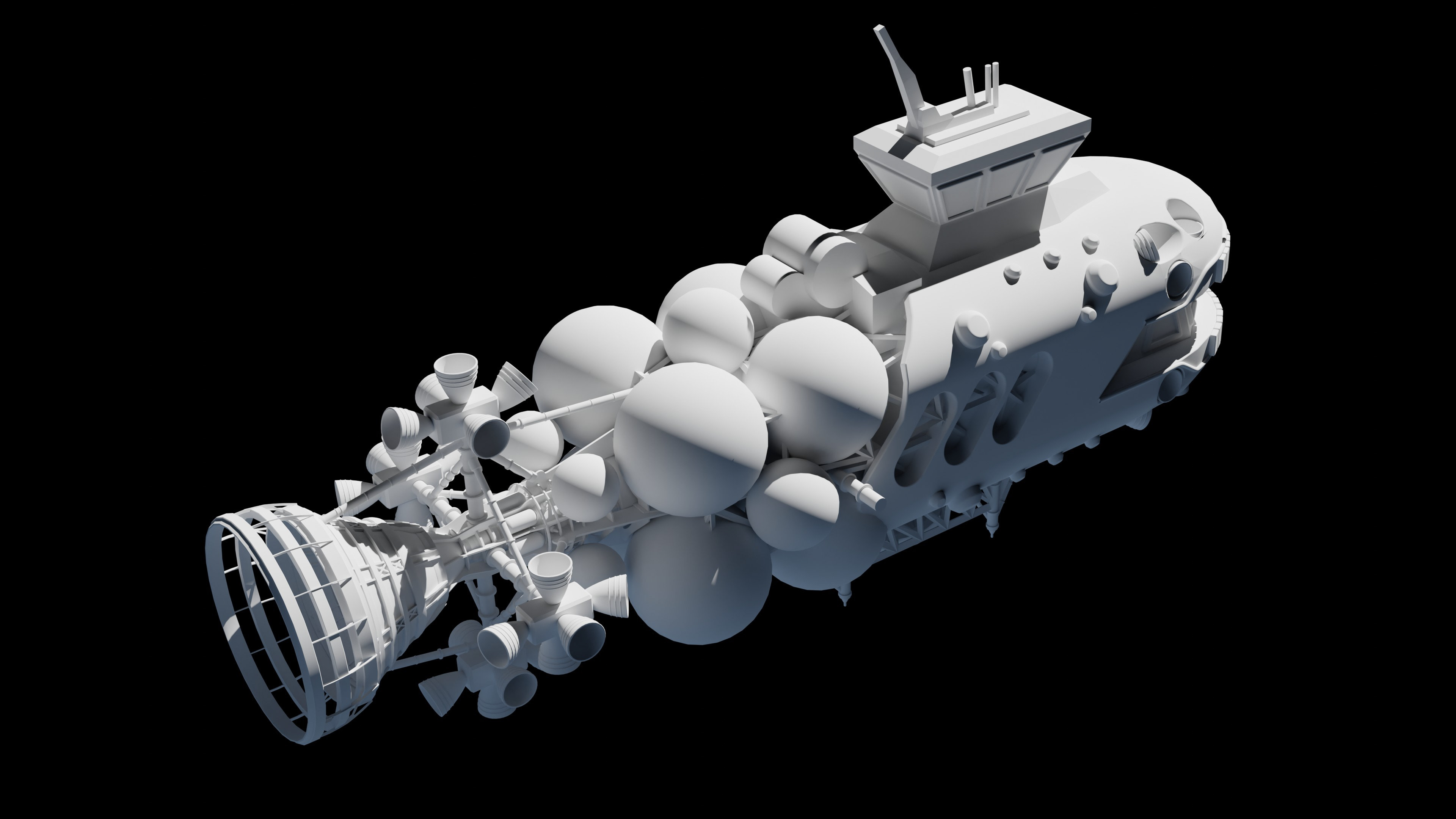 Tug ship concept model
