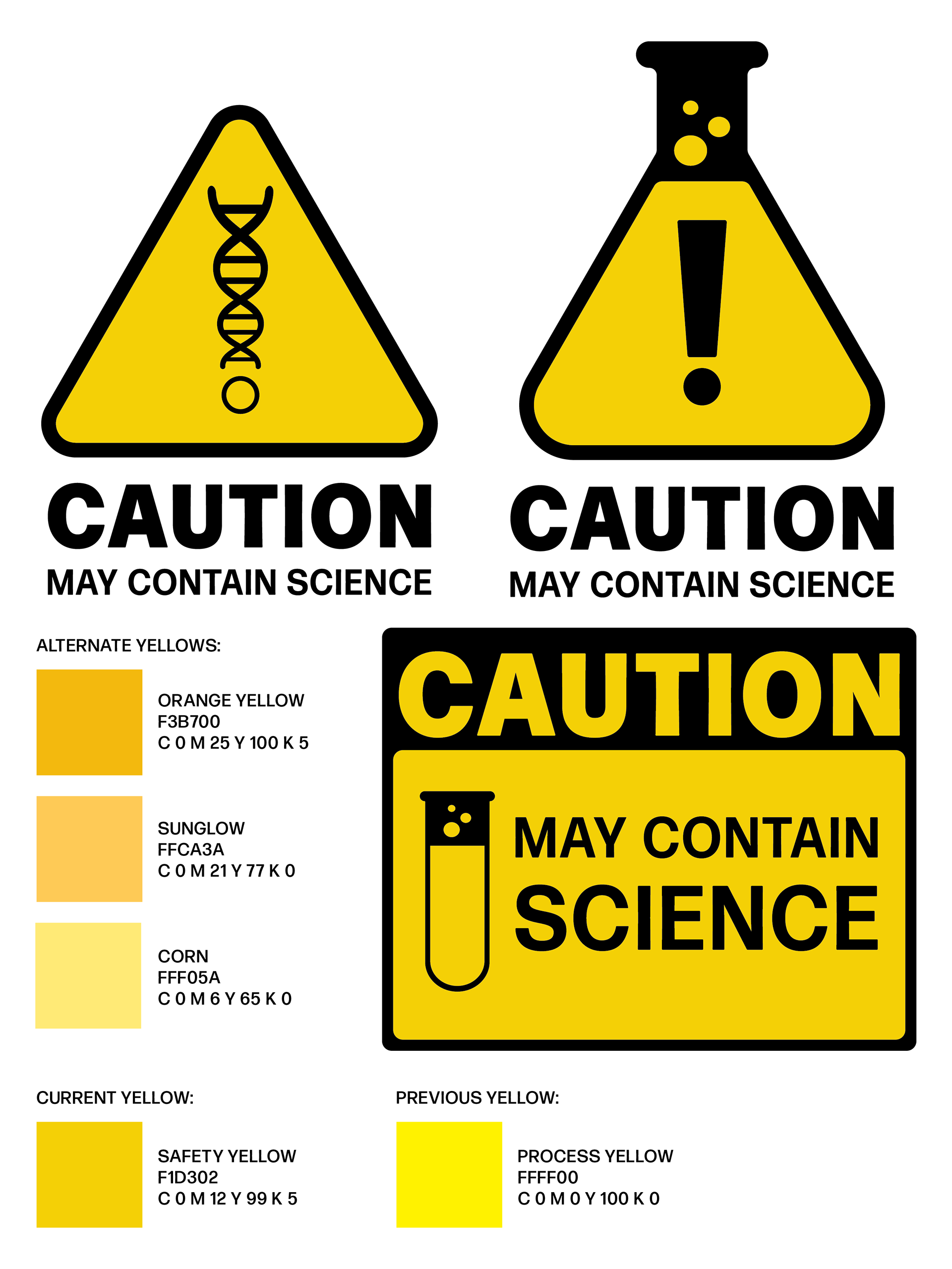 Caution May Contain Science design specs