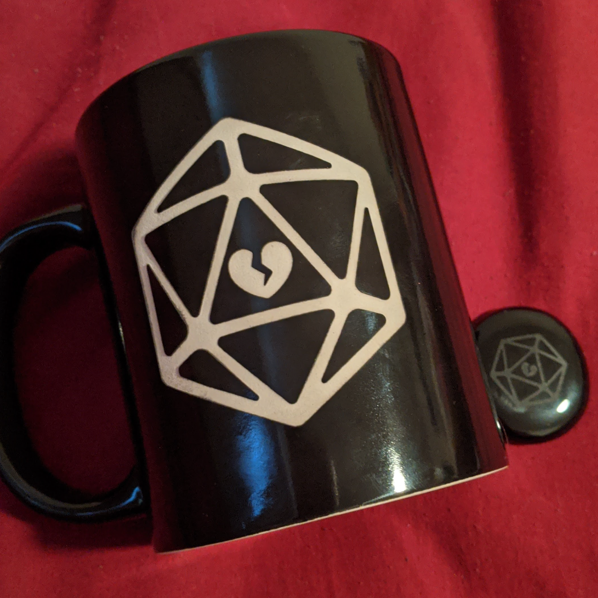 Critical Misses mug etching